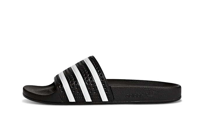 Adidas Adilette Slides Black White
