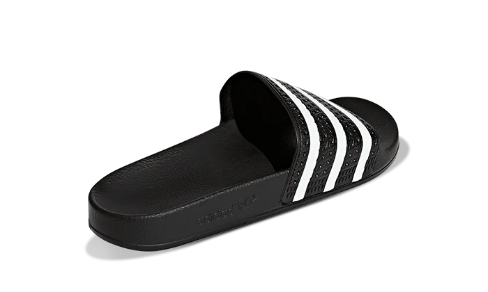 Adidas Adilette Slides Black White - Image 3