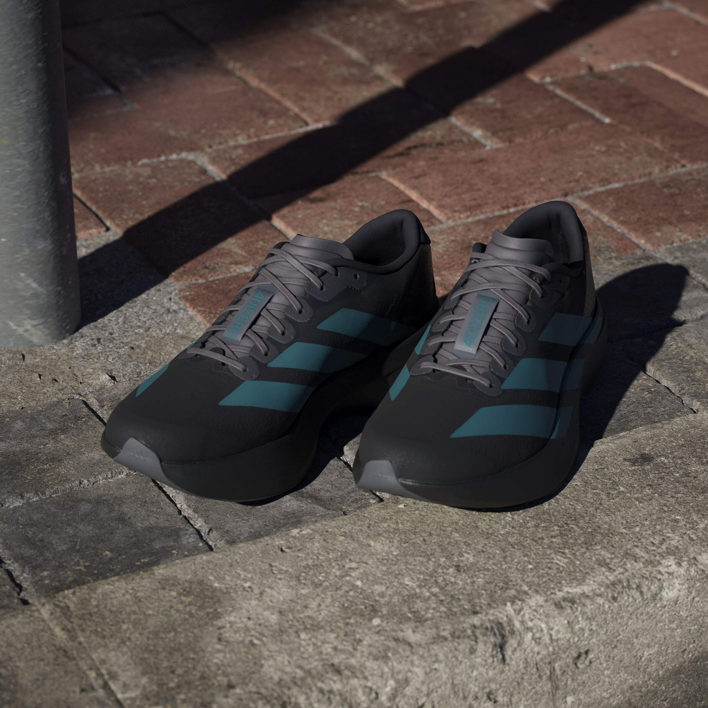 Adidas Adizero Evo SL Black Pure Teal - Image 6