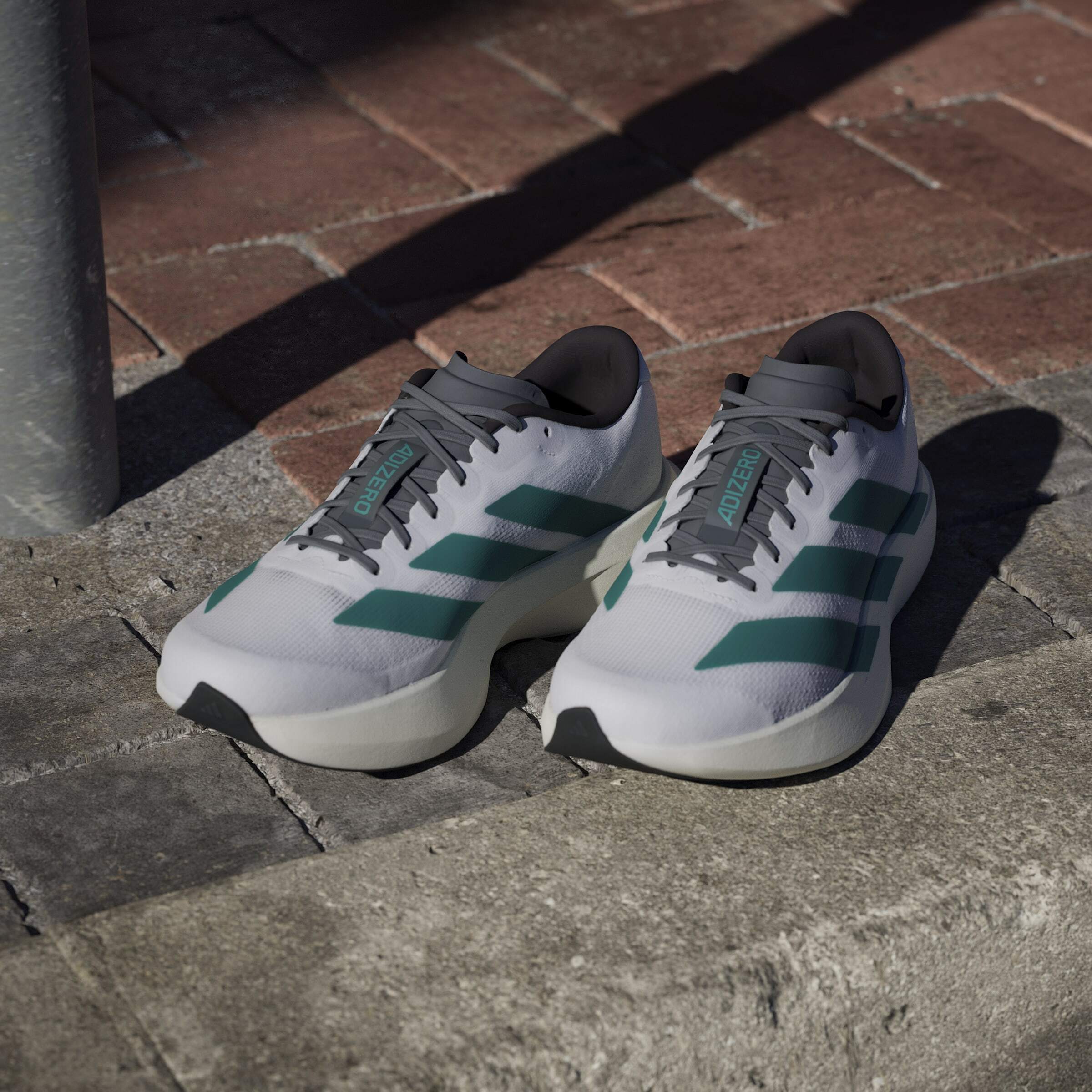 Adidas Adizero Evo SL White Pure Teal - Image 6