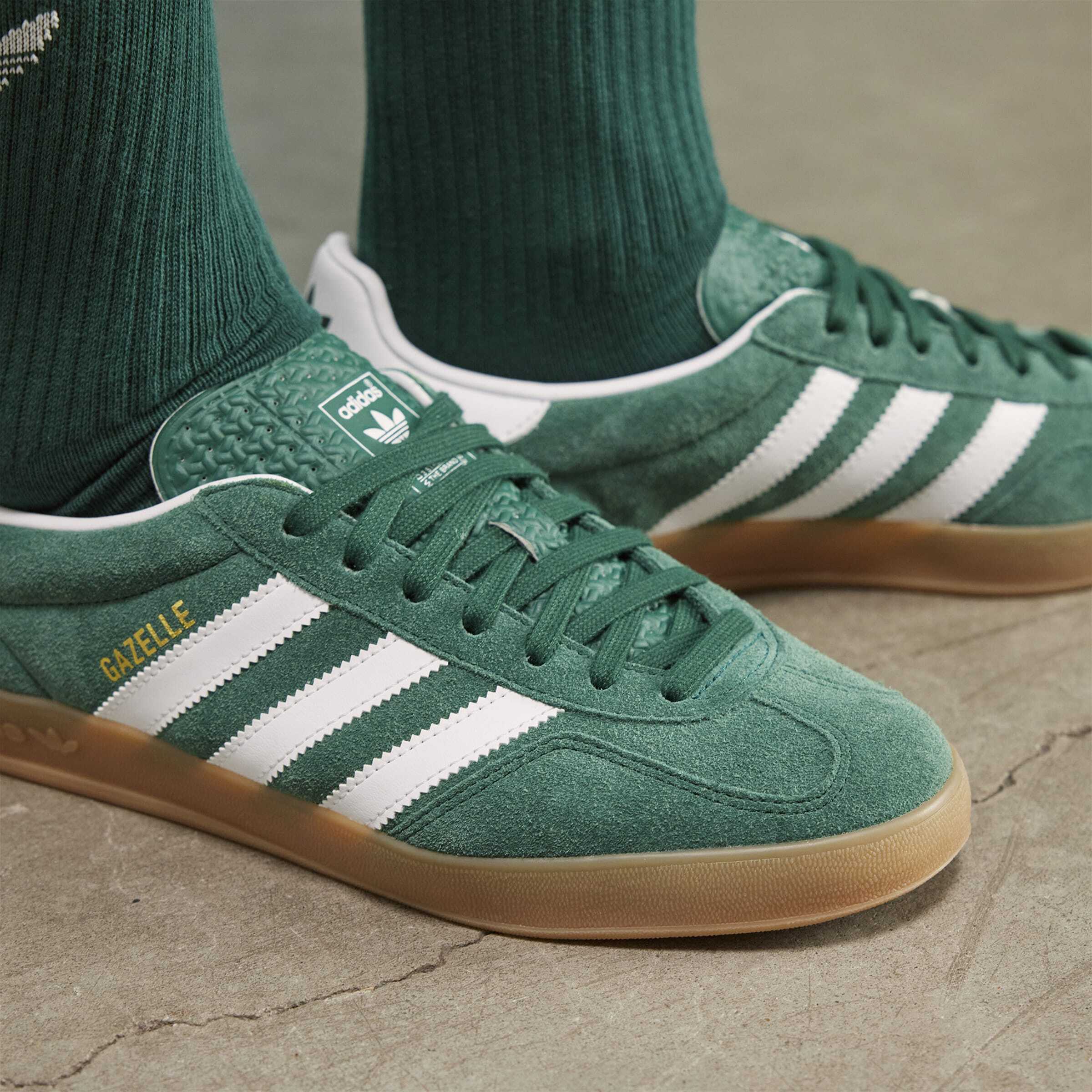 Adidas Mujer Gazelle Indoor Collegiate Green Cloud - Image 4