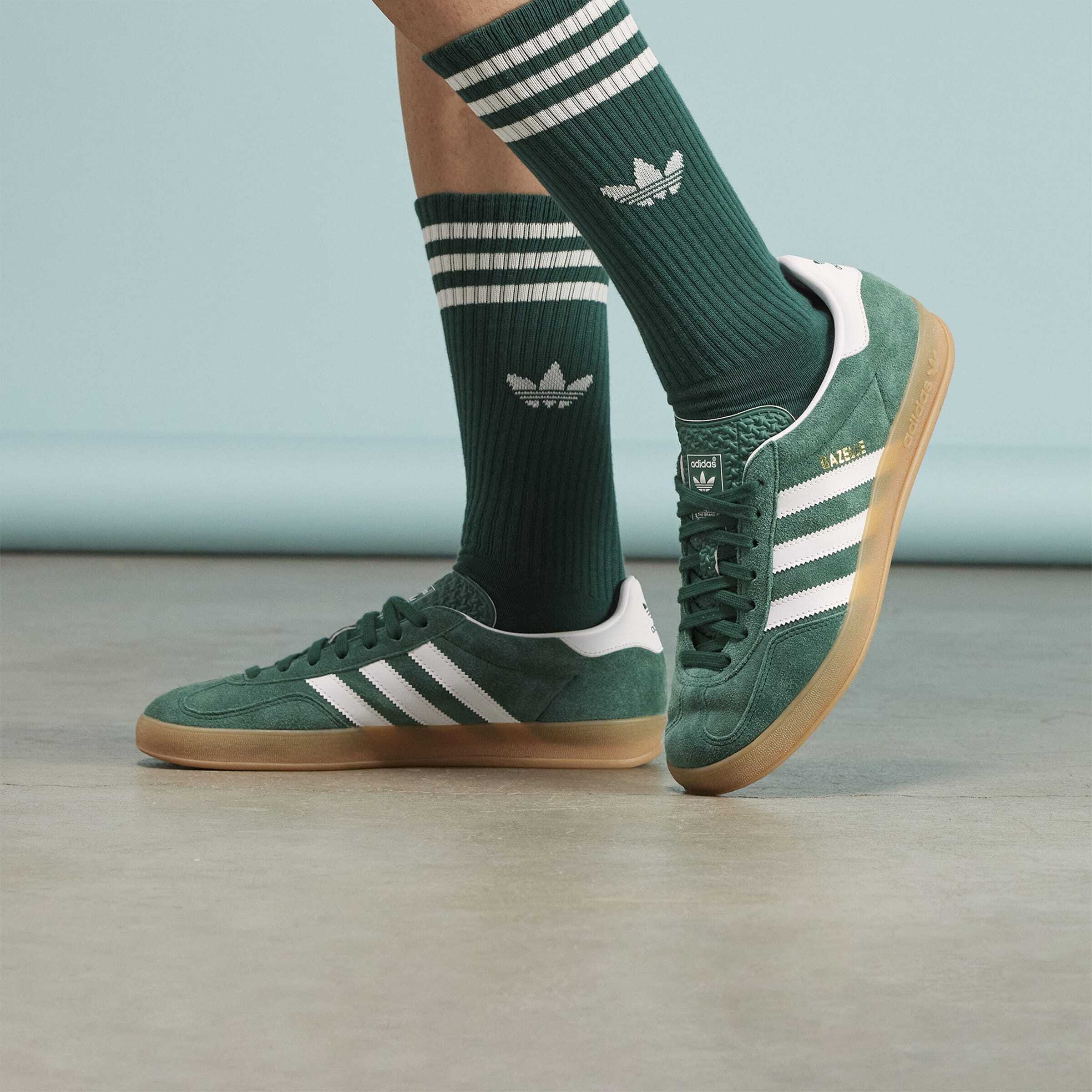 Adidas Mujer Gazelle Indoor Collegiate Green Cloud - Image 5