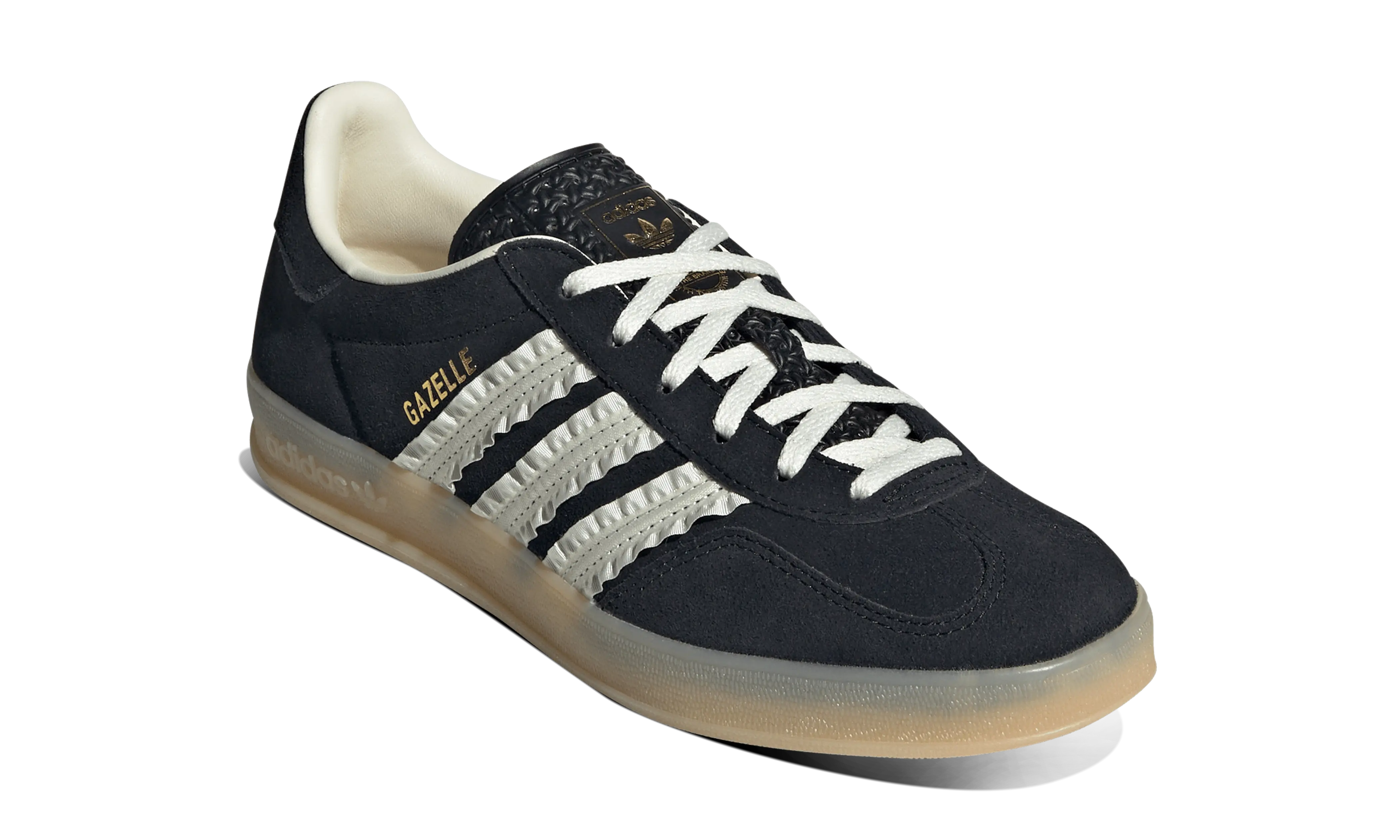 Adidas Gazelle Indoor Core Black Cream White Gum - Image 2