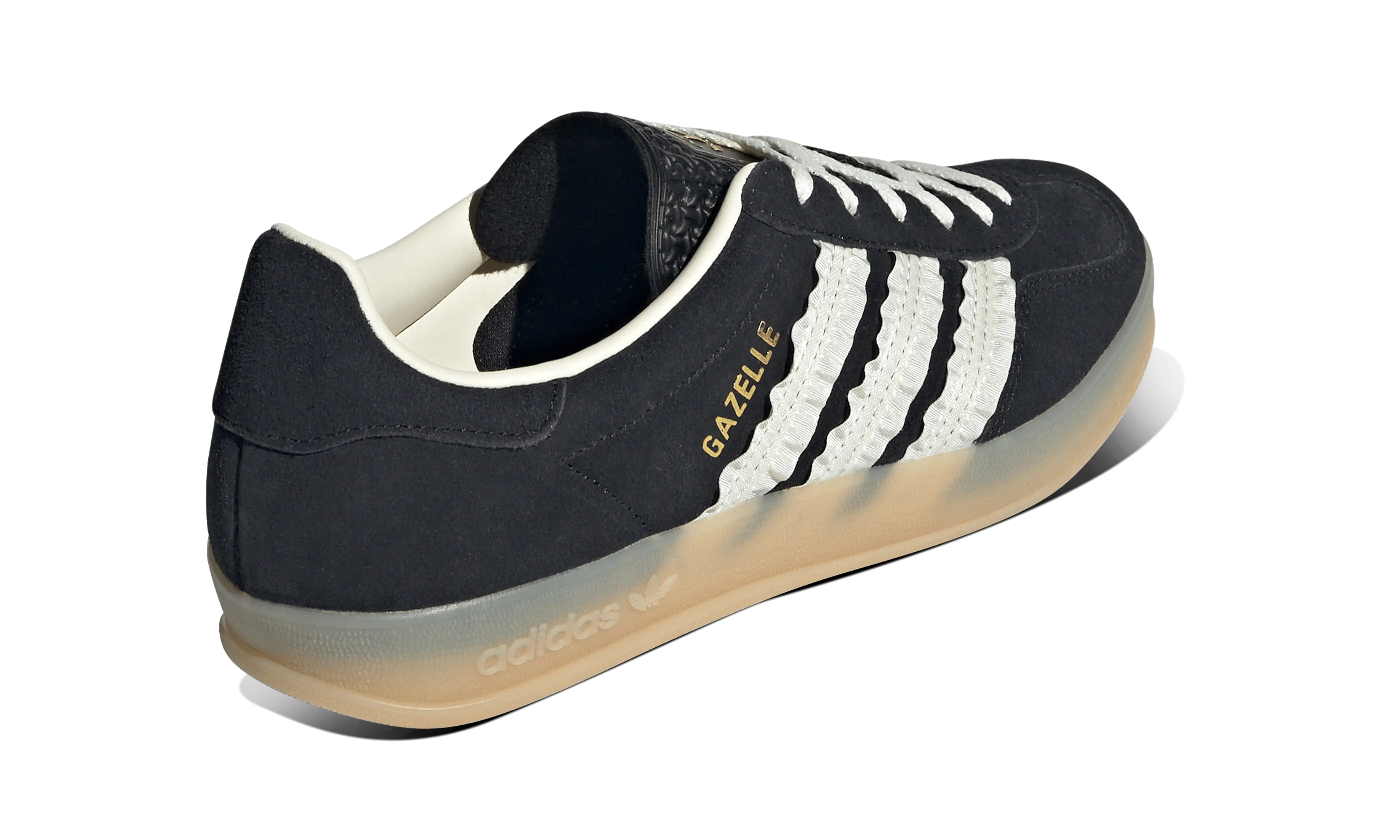 Adidas Gazelle Indoor Core Black Cream White Gum - Image 3
