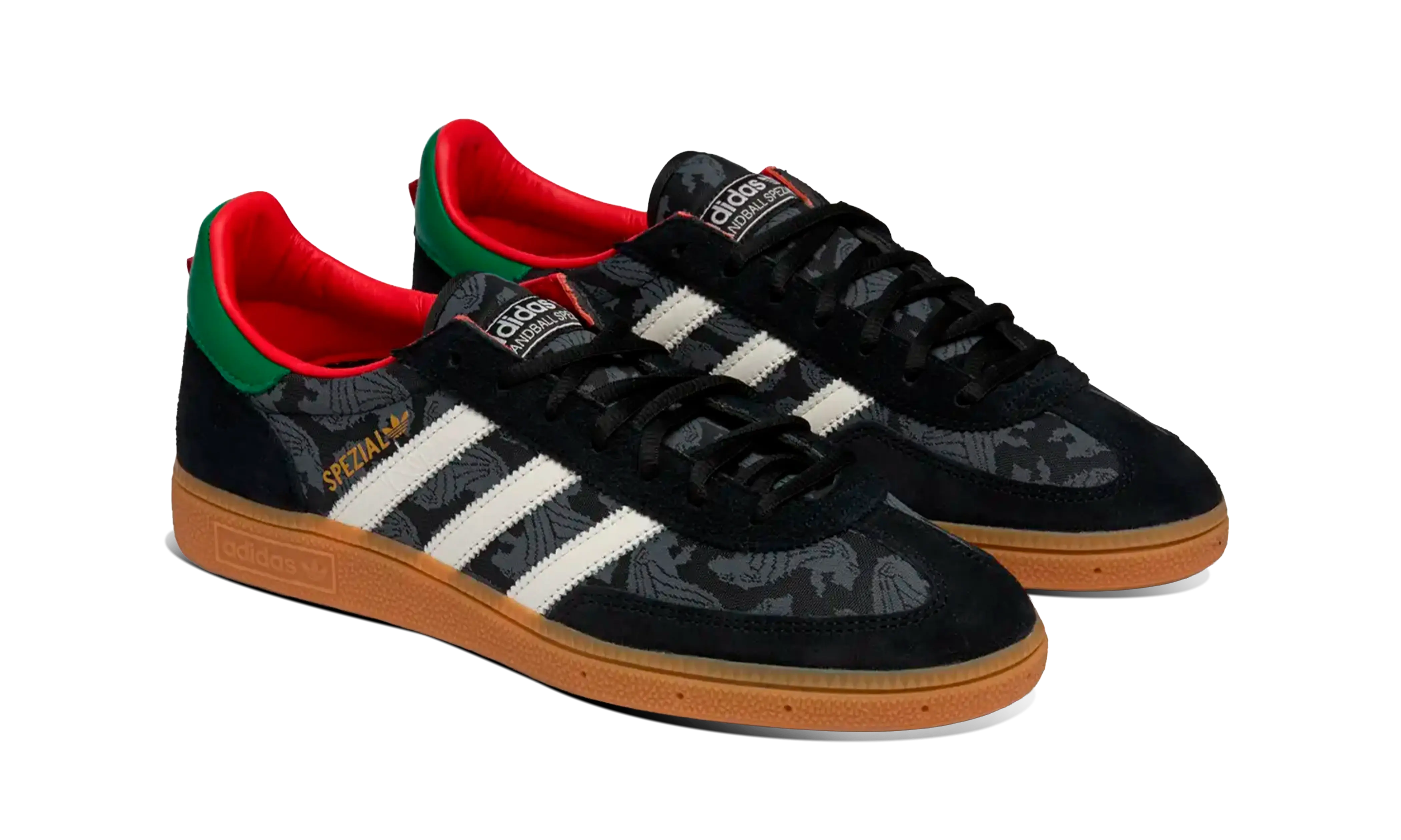 Adidas Handball Spezial Black Core White Green - Image 2