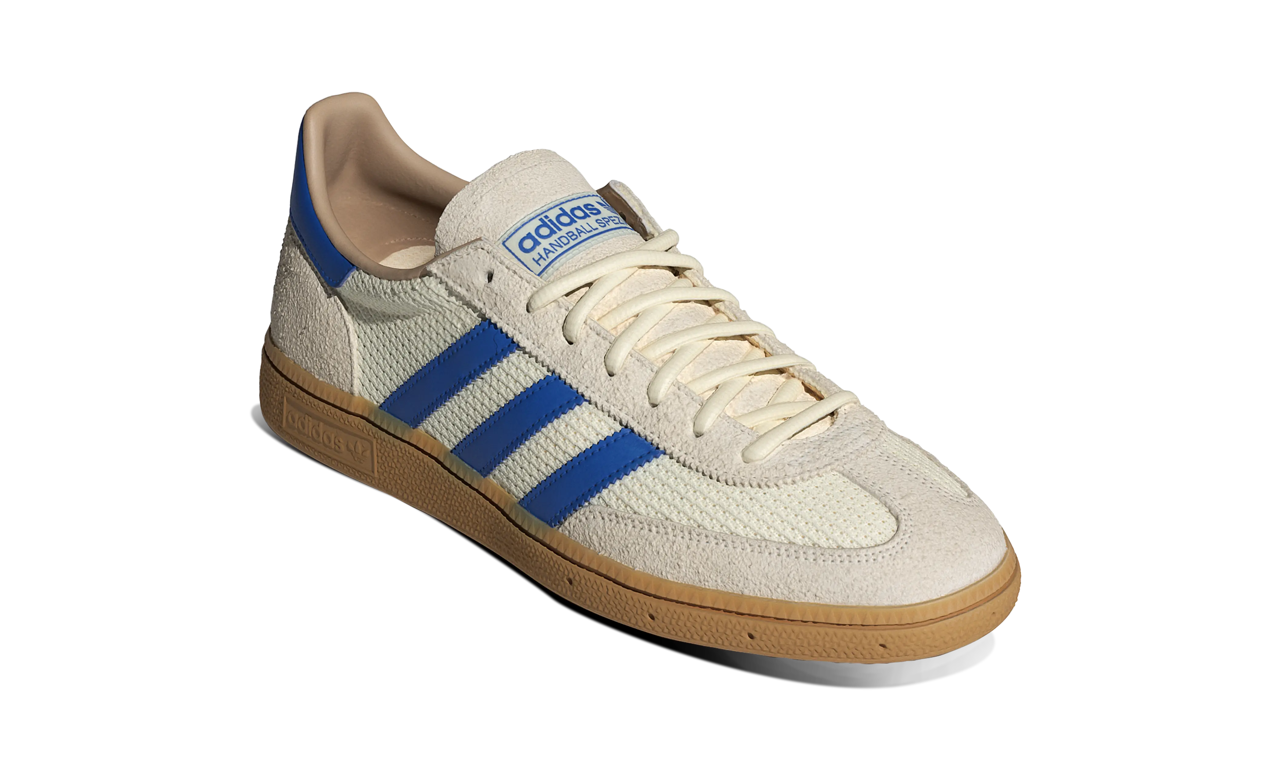 Adidas Handball Spezial Cream White Blue Warm Sandstone - Image 3