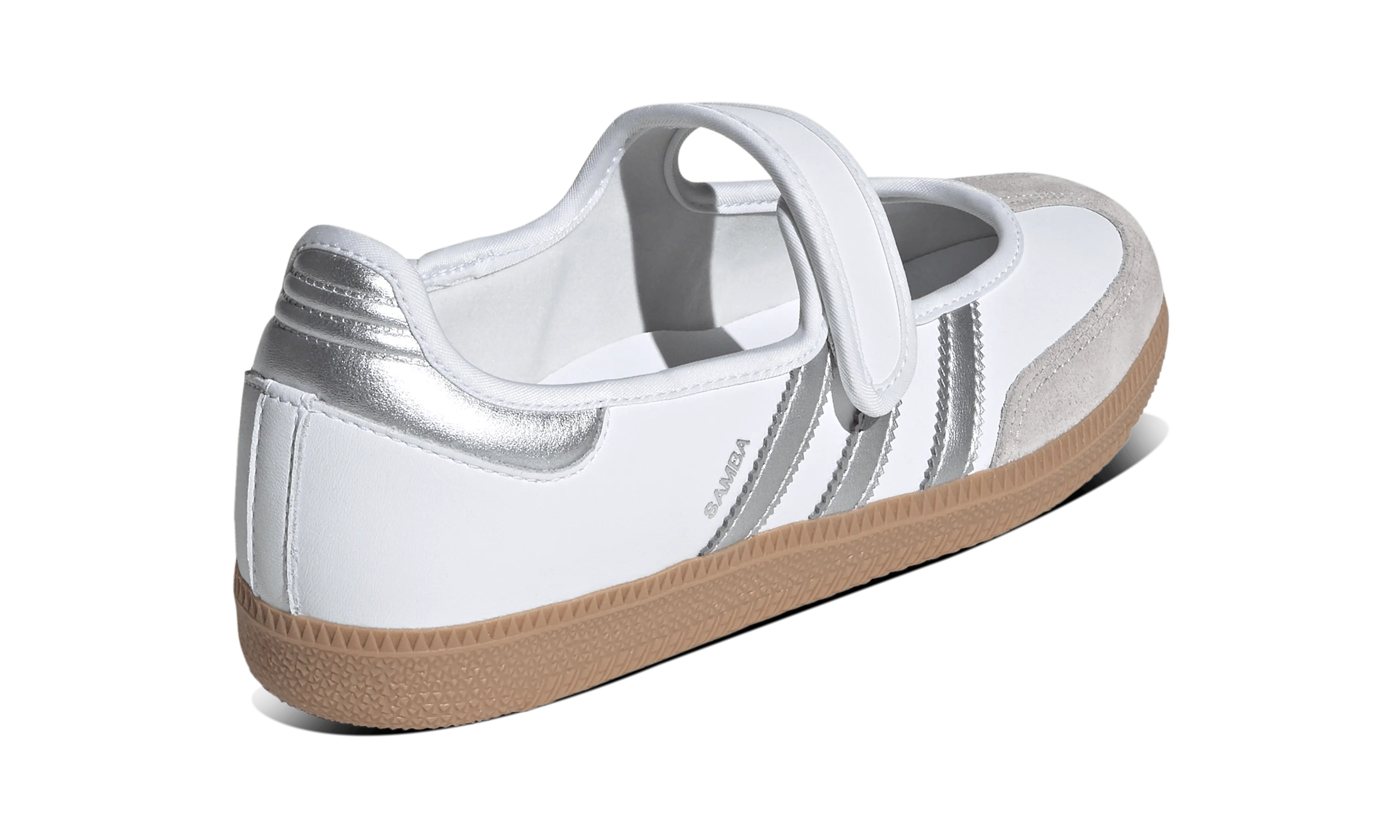 Adidas Mujer Samba Jane White Silver Metallic - Image 2