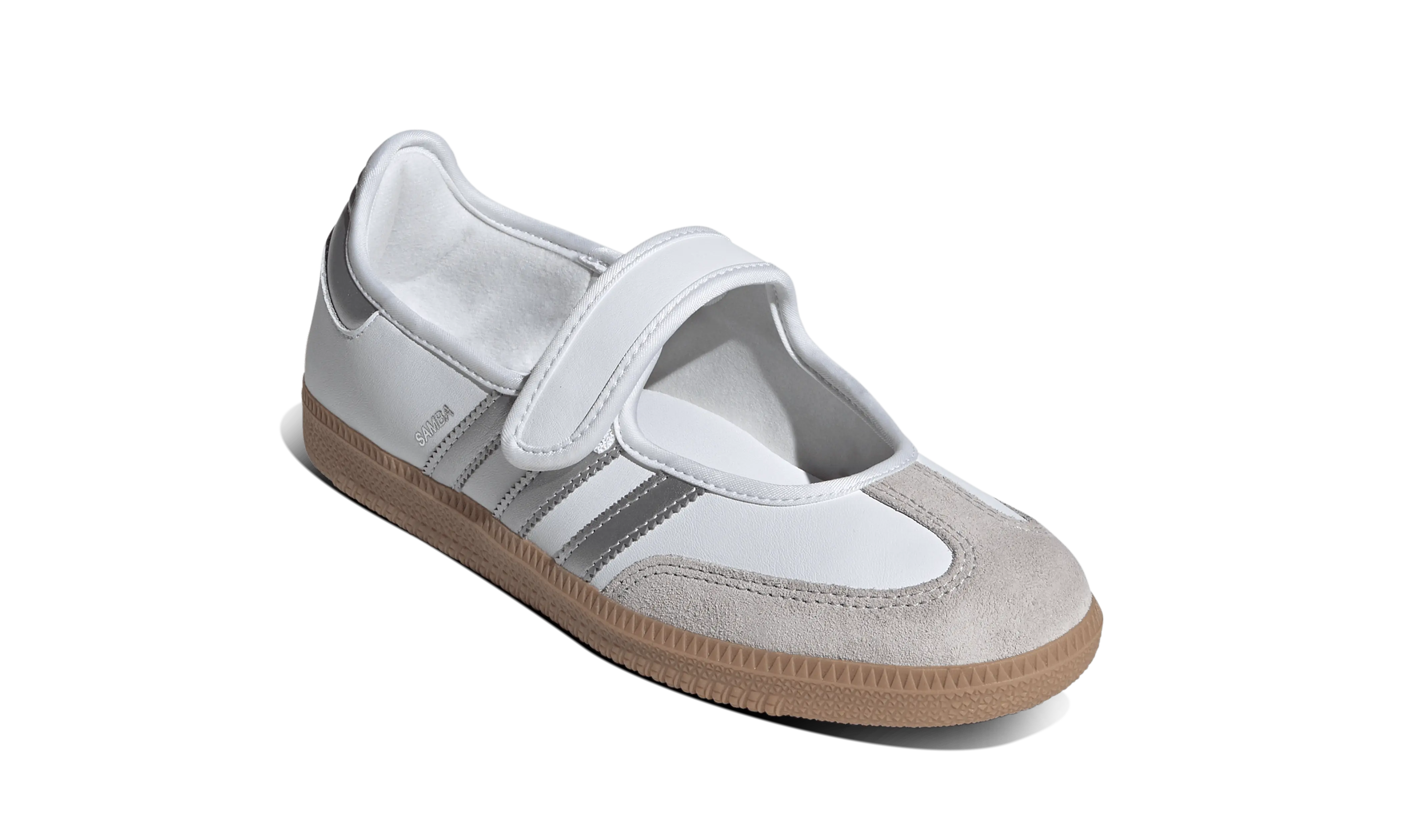 Adidas Mujer Samba Jane White Silver Metallic - Image 3