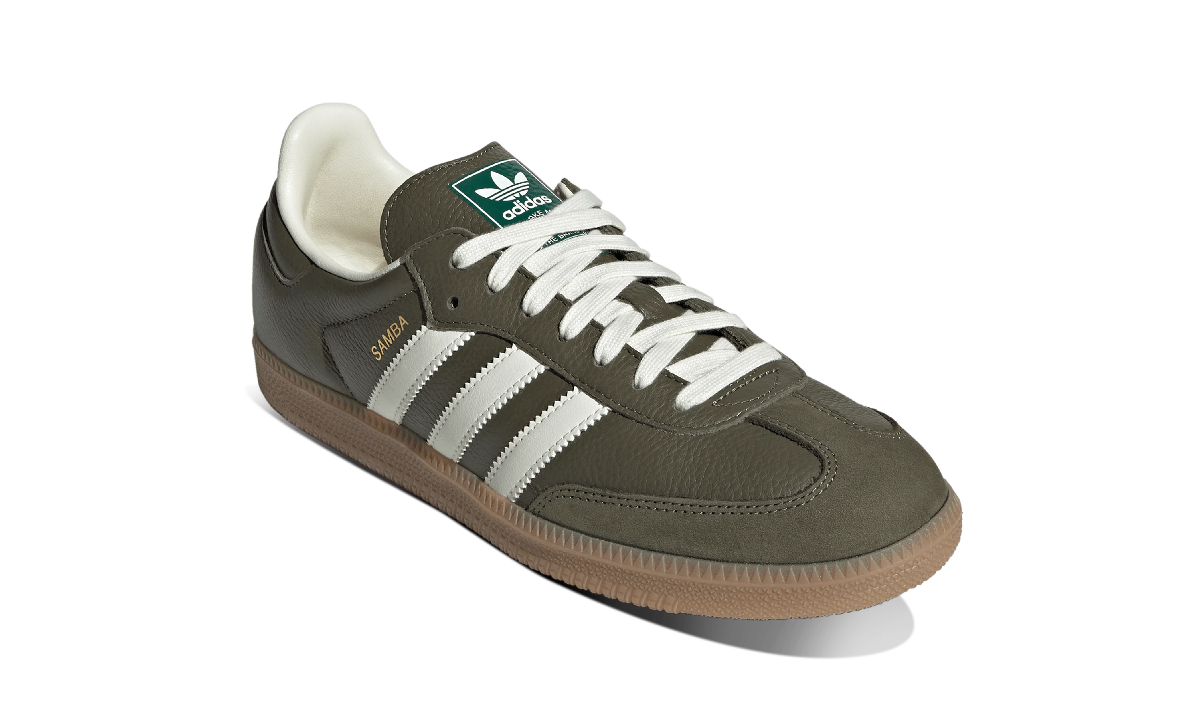 Adidas Samba OG Medium Raw Khaki Gum - Image 2