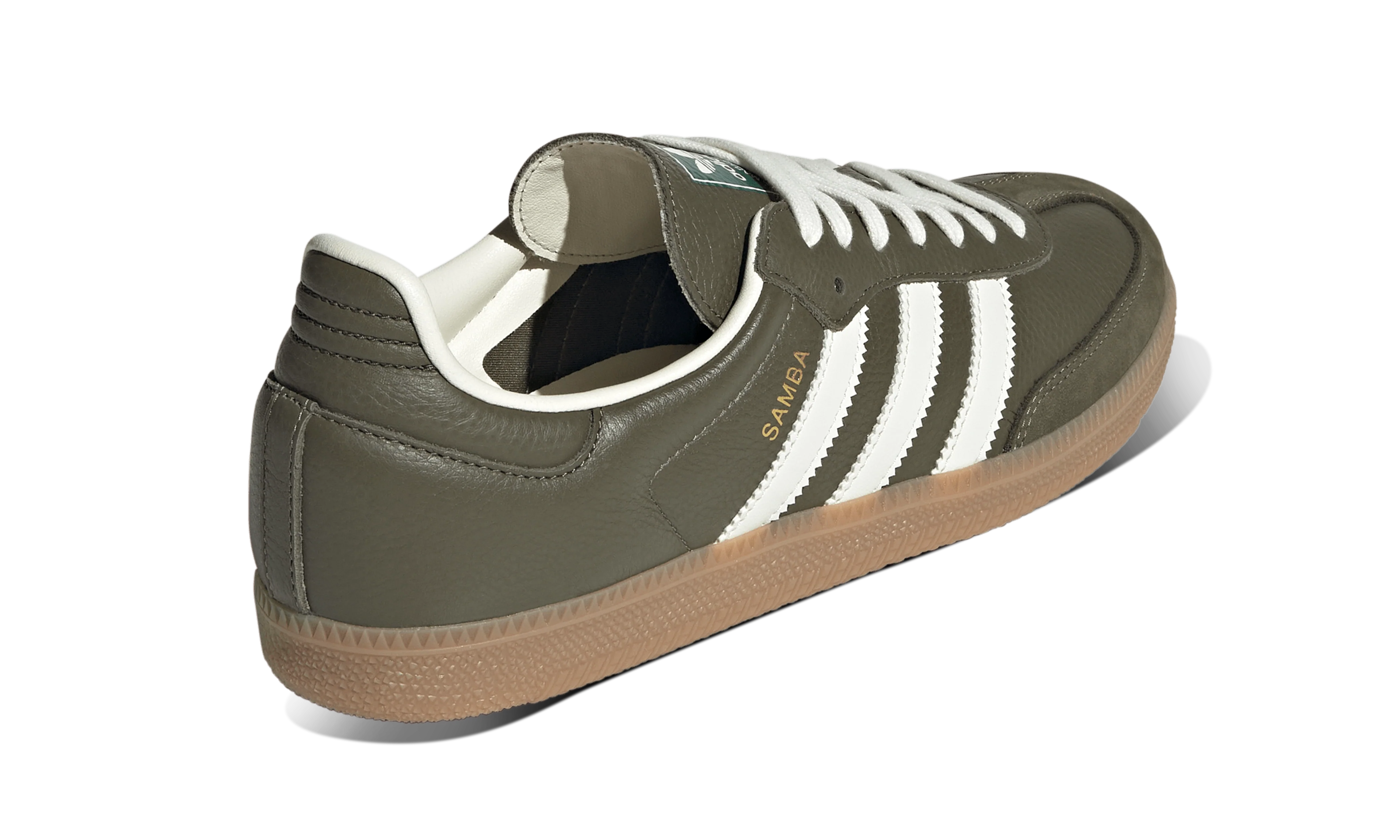 Adidas Samba OG Medium Raw Khaki Gum - Image 3