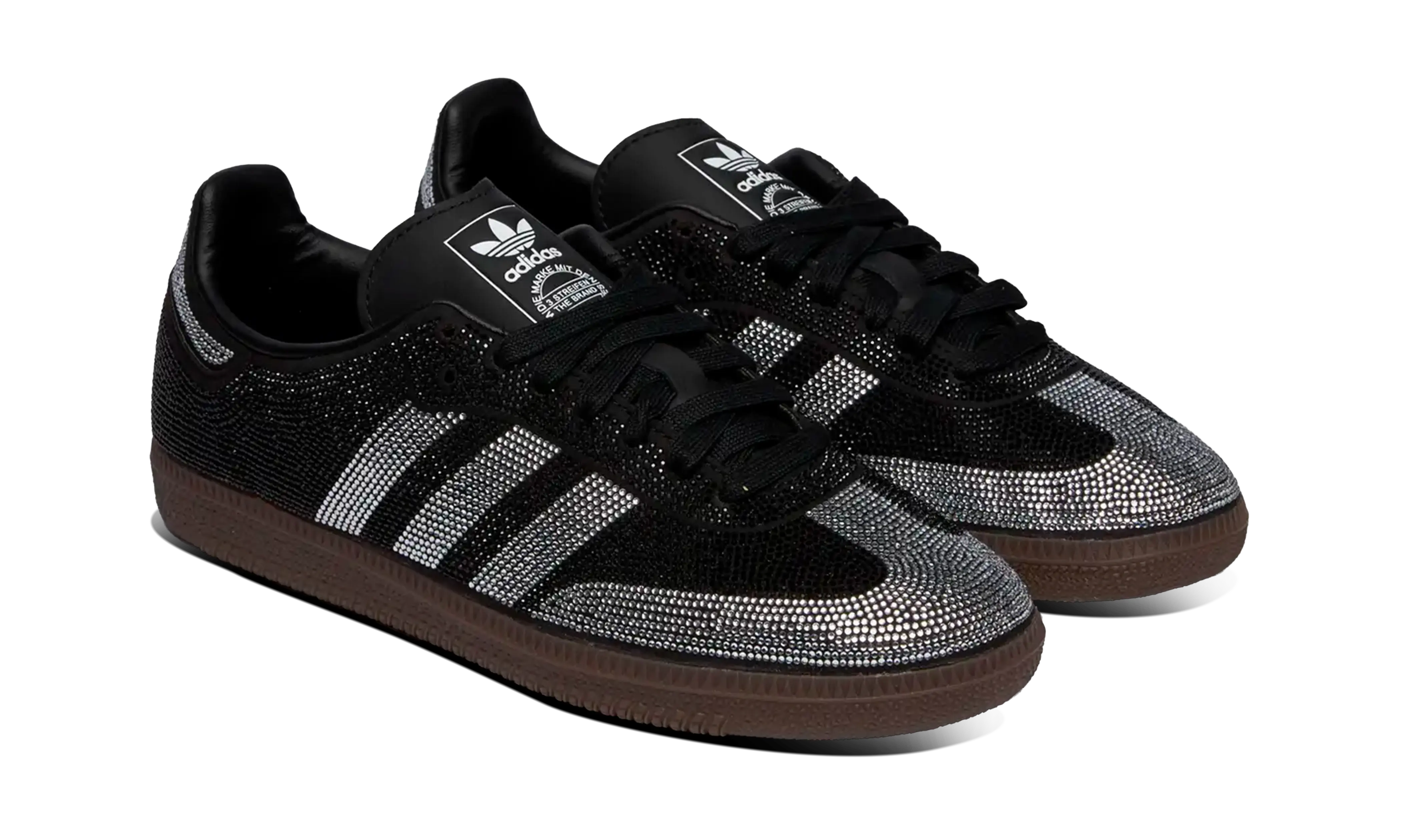 Adidas Mujer Samba OG Rhinestone Black Silver - Image 3