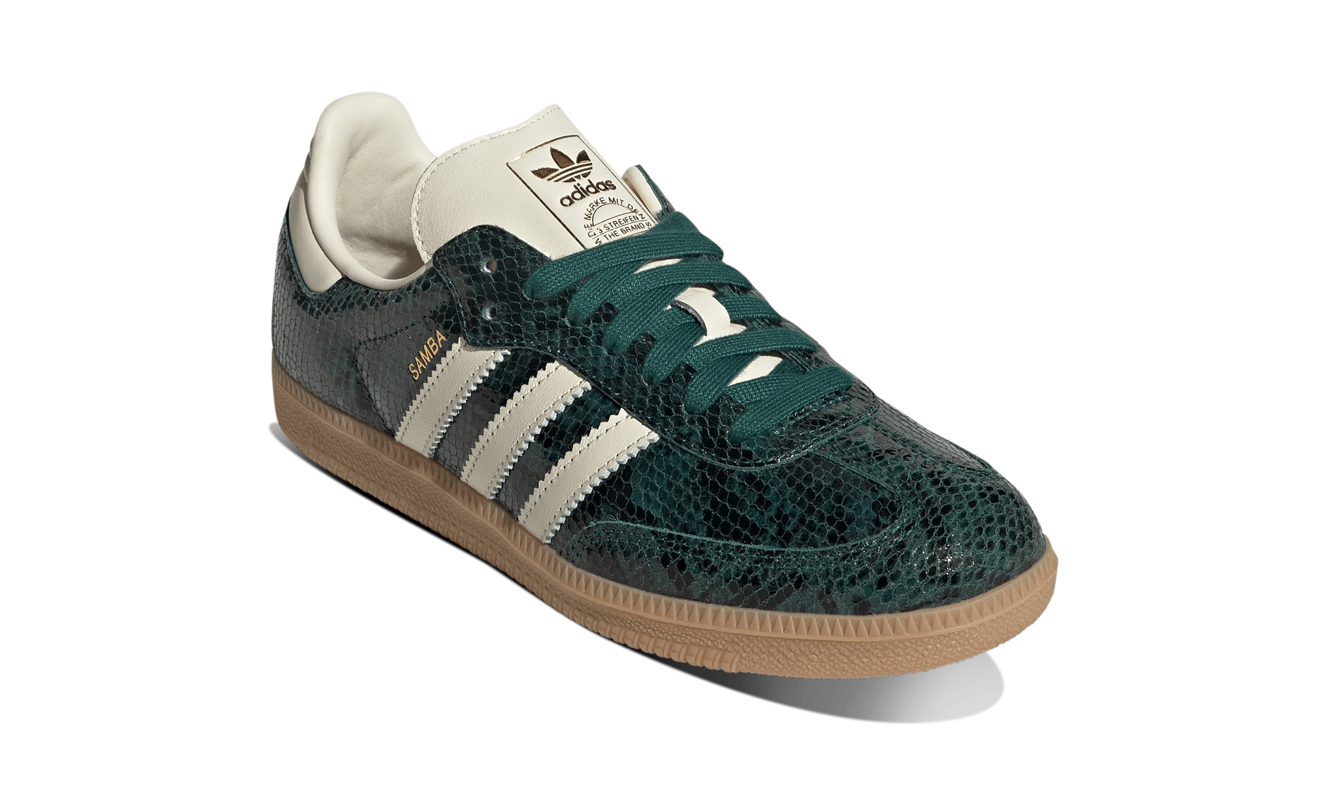 Adidas Mujer Samba OG Snakeskin Collegiate Green - Image 2