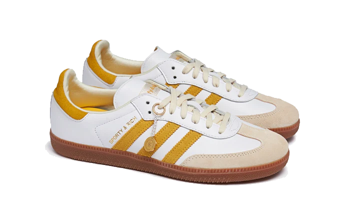 Adidas Samba OG Sporty & Rich White Bold Gold - Image 2