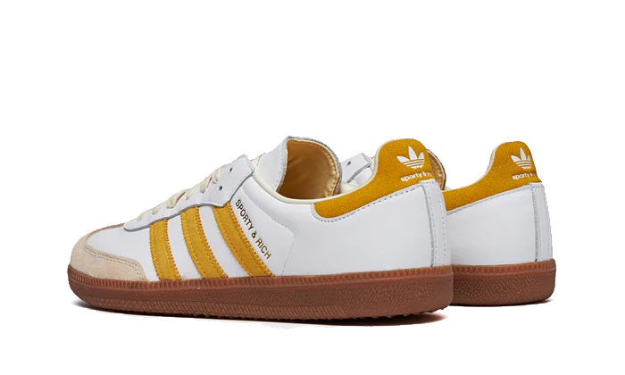 Adidas Samba OG Sporty & Rich White Bold Gold - Image 4