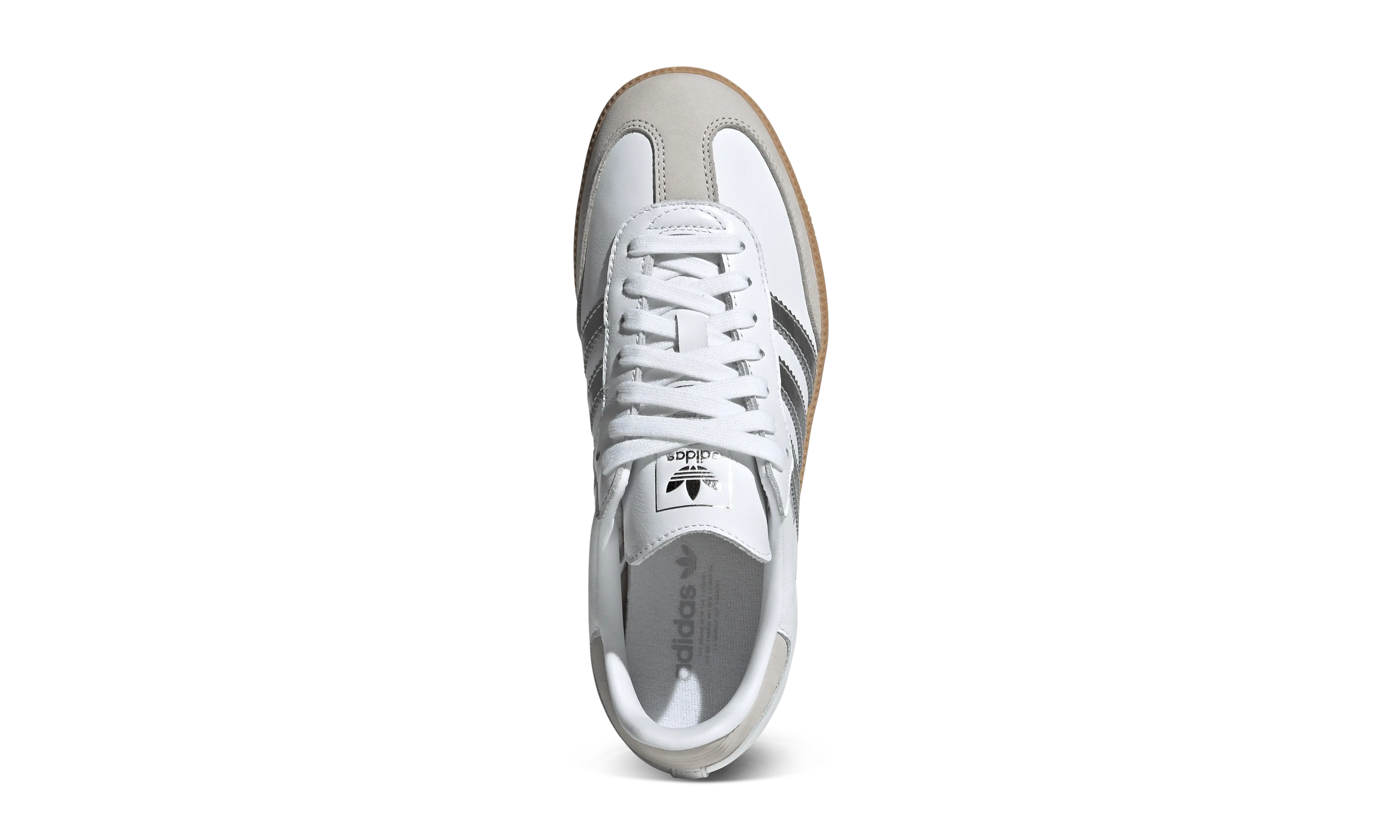 Adidas Samba OG White Silver Metallic Grey - Image 4