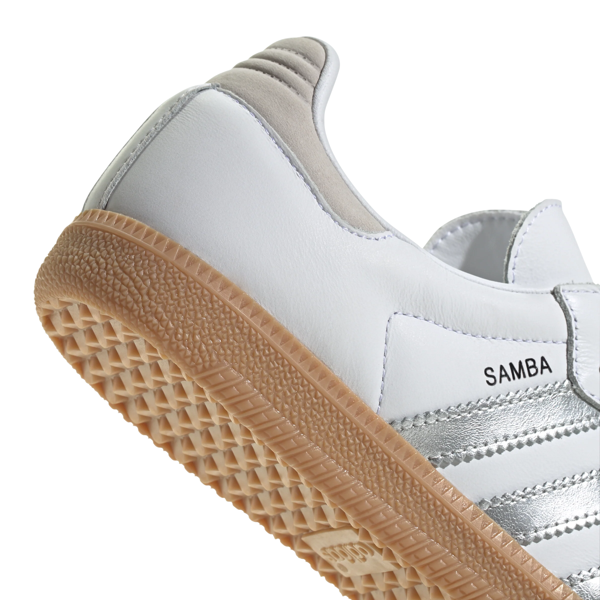 Adidas Samba OG White Silver Metallic Grey - Image 5