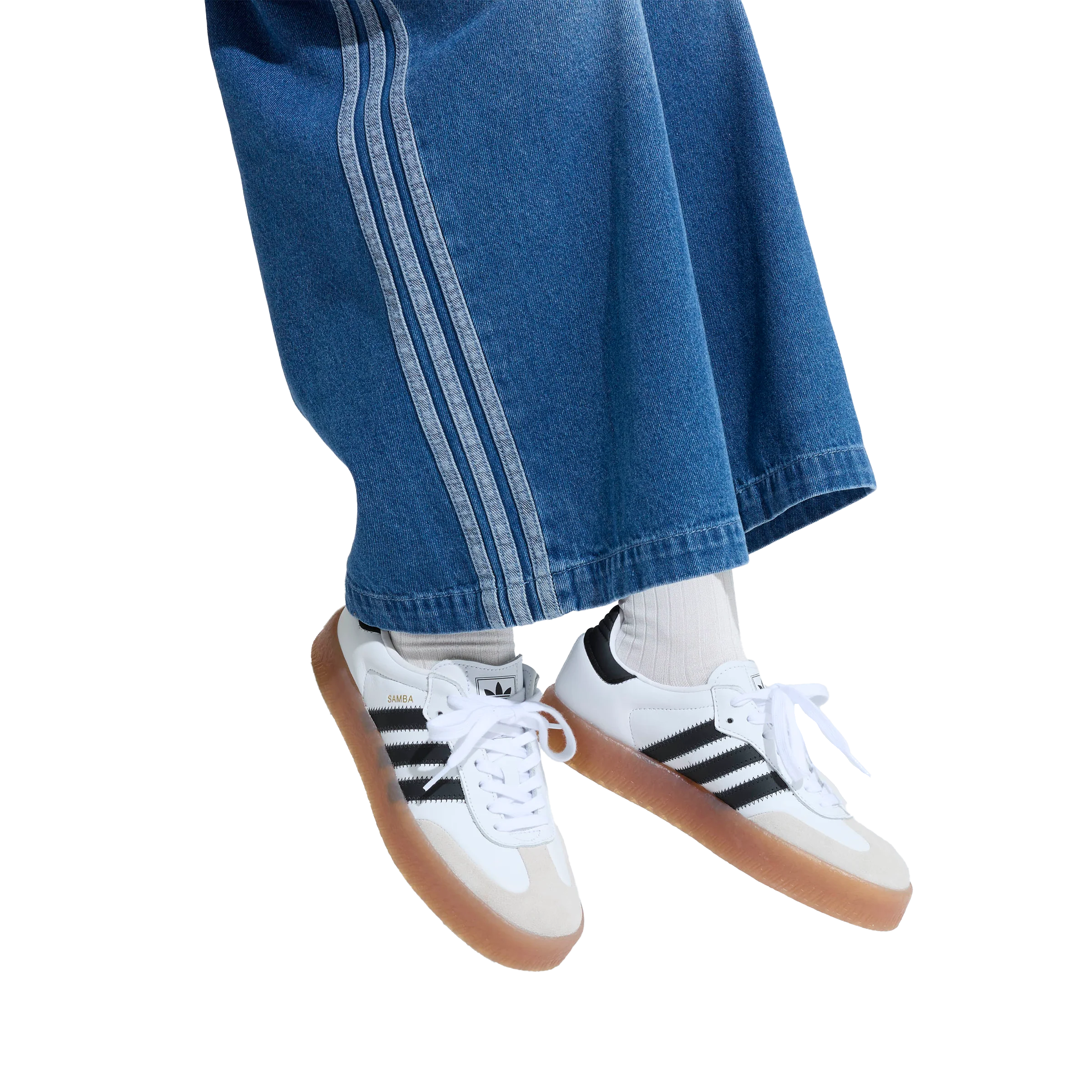 Adidas Mujer Sambae Cloud White Metallic Gold - Image 6