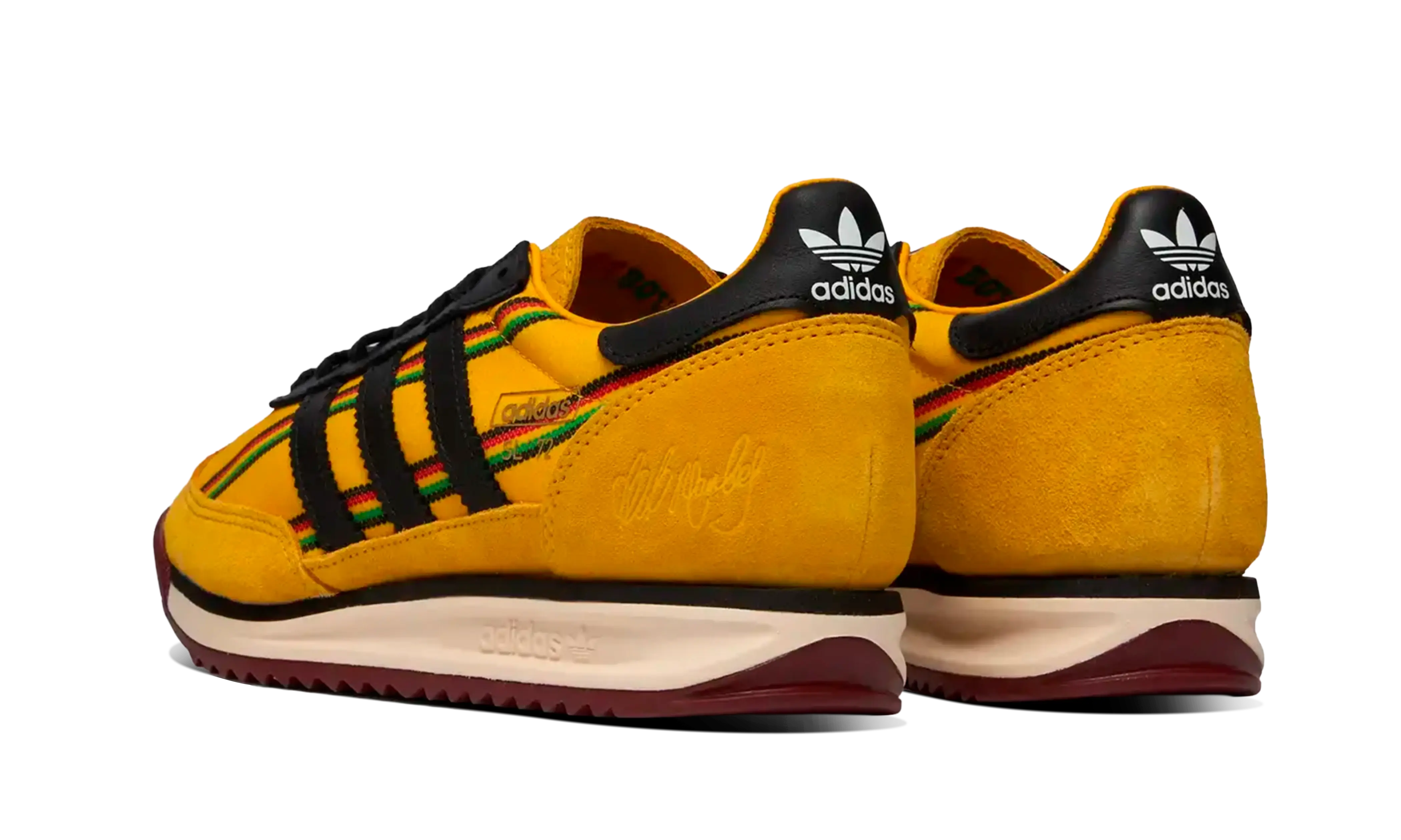 Adidas SL 72 RS Jamaica Football Federation x Bob Marley Yellow - Image 3