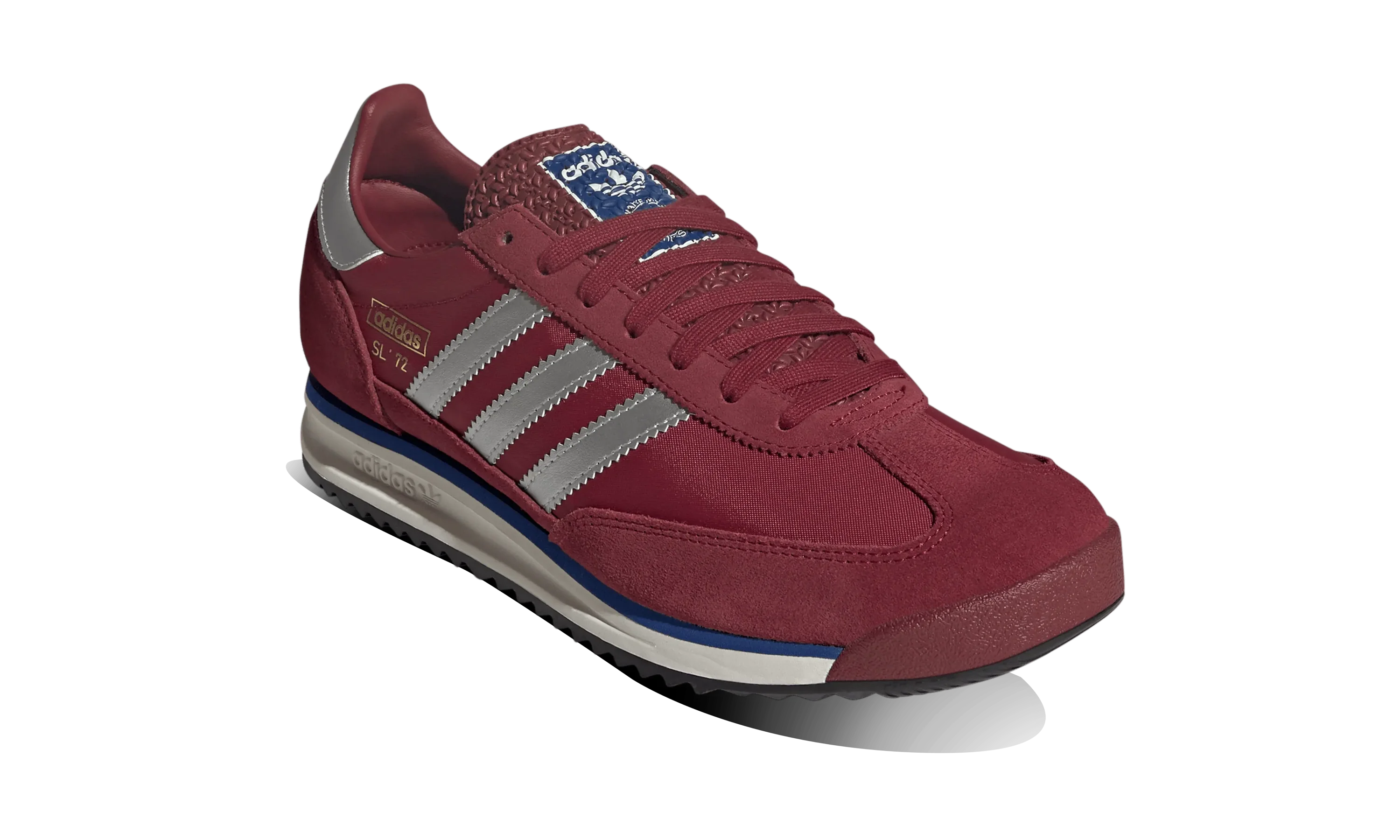 Adidas Mujer SL 72 RS Noble Maroon Silver Metallic - Image 2