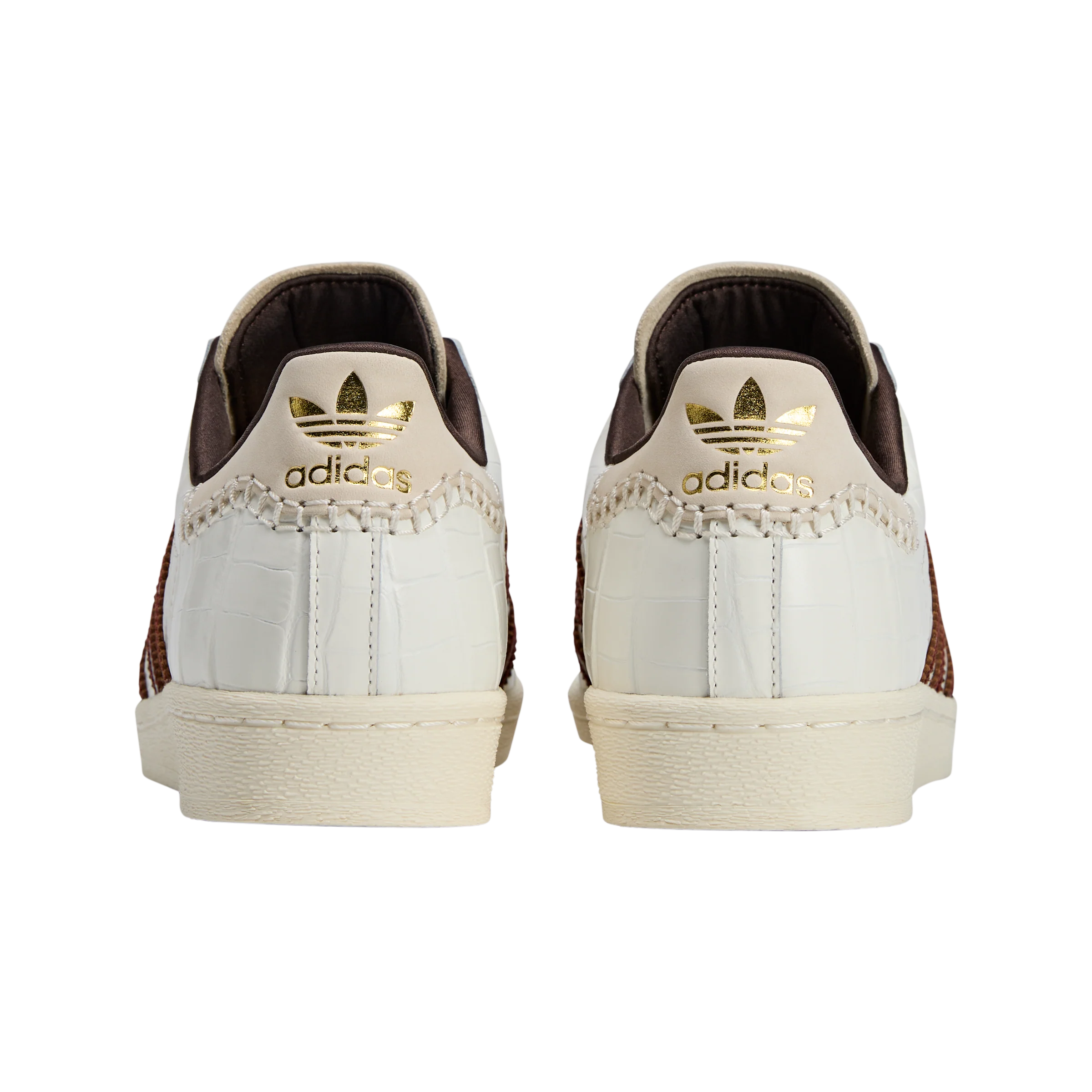 Adidas Superstar Wales Bonner White Brown Croc - Image 3