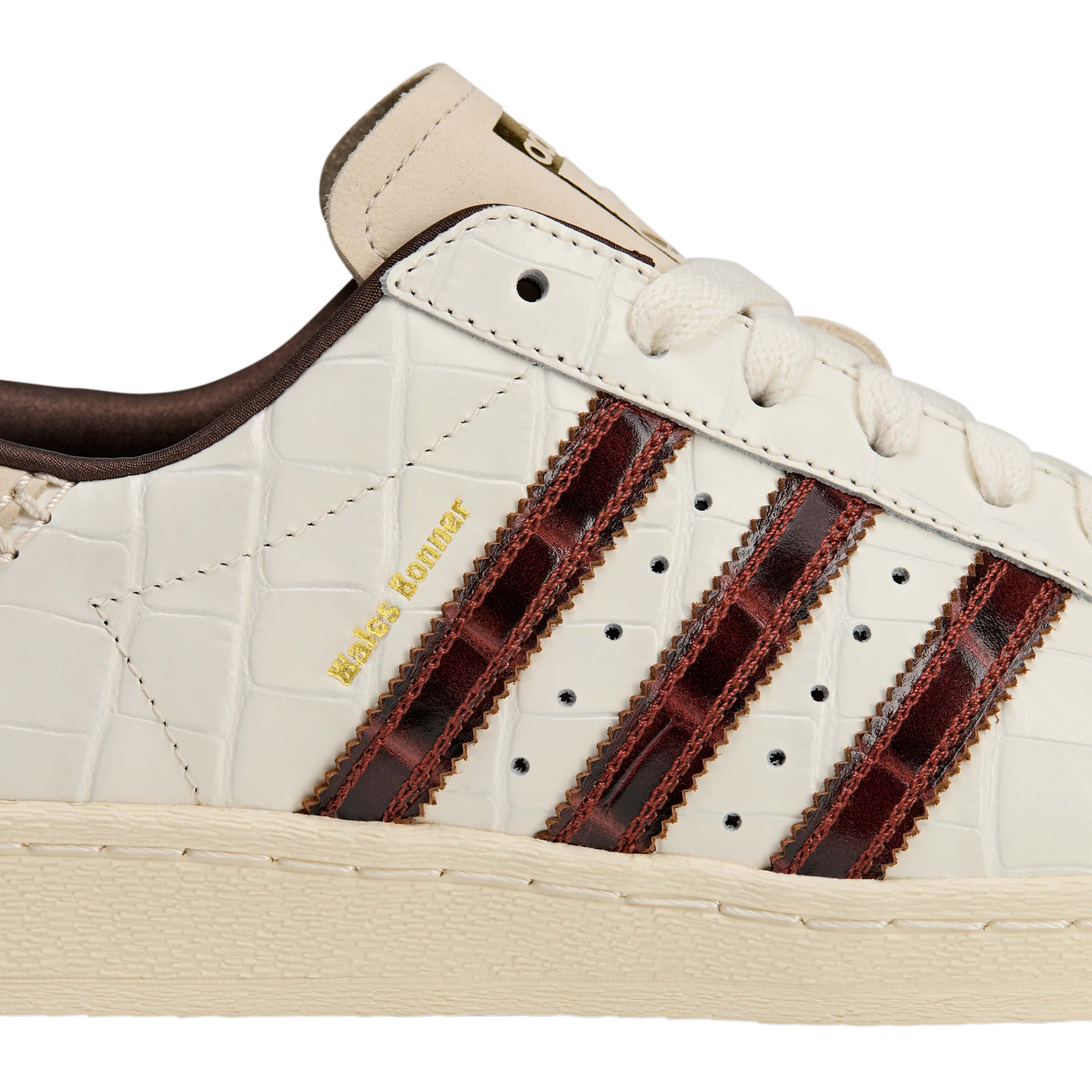 Adidas Superstar Wales Bonner White Brown Croc - Image 6