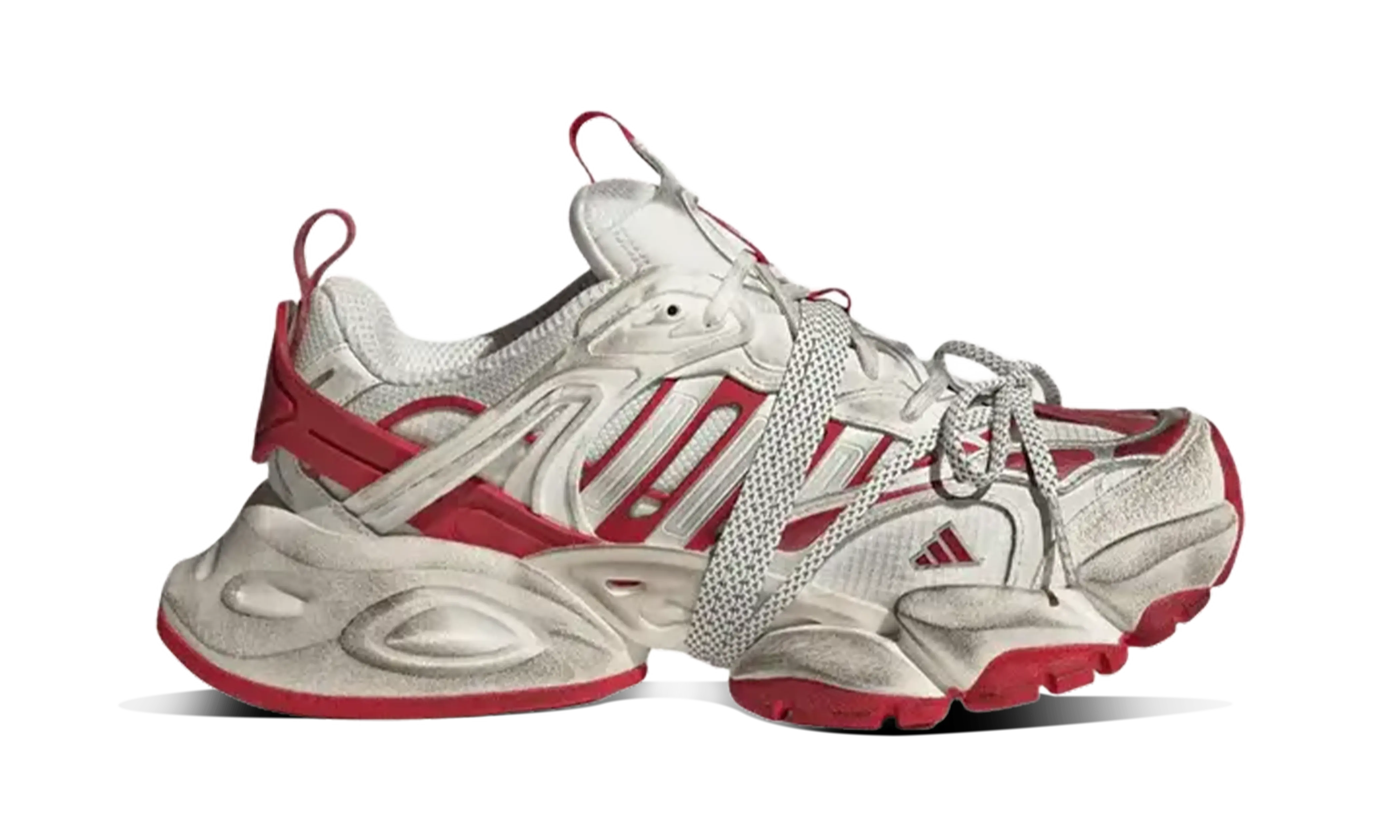 Adidas Vento XLG Deluxe White Red - Image 3