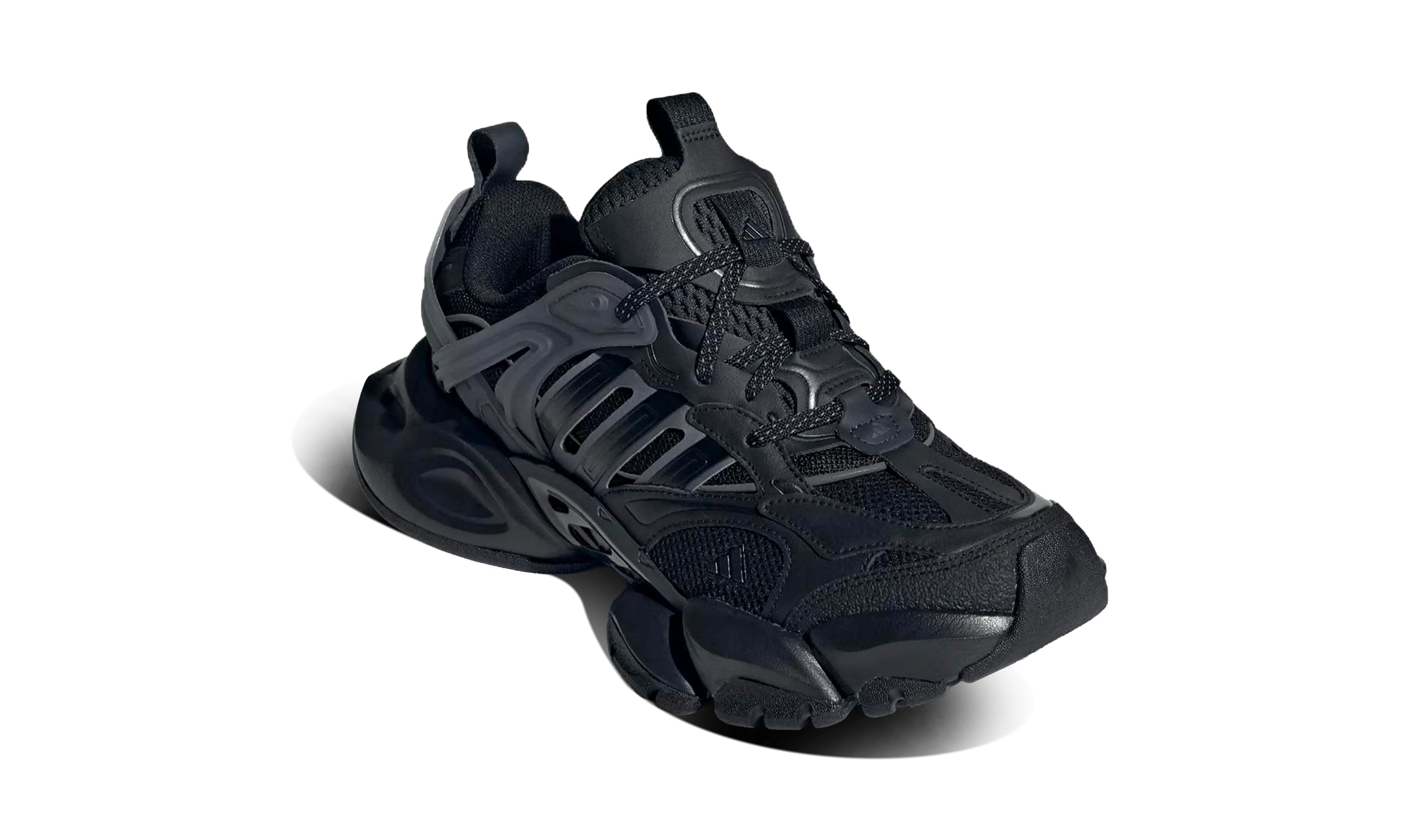 Adidas XLG Runner Deluxe Black Grey - Image 2