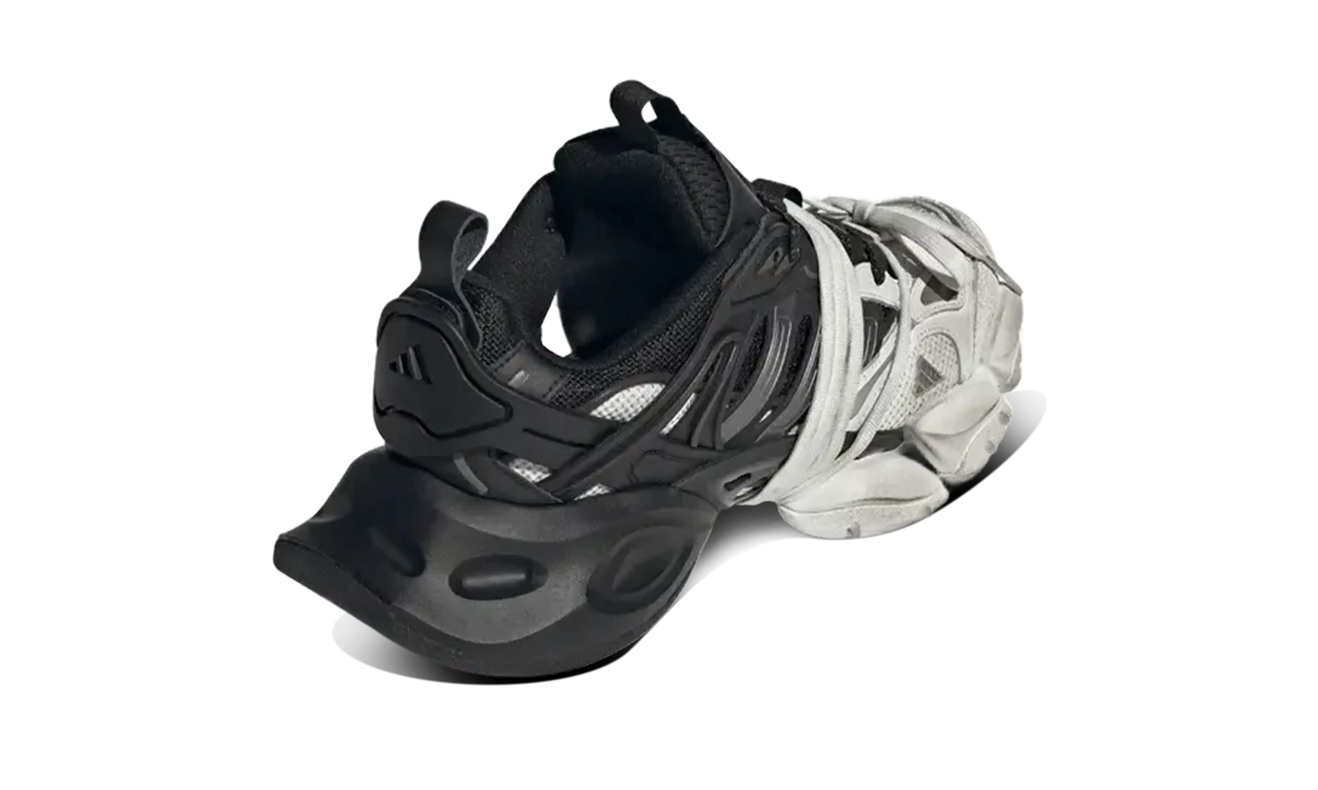 Adidas XLG Runner Deluxe White Black - Image 3