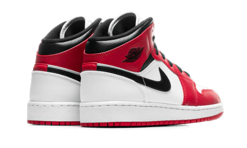 Air Jordan 1 Mid Chicago White - Image 3