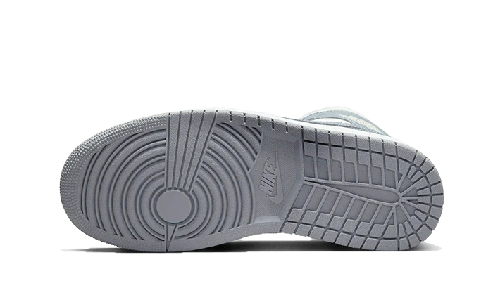 Air Jordan 1 Mid Grey Sail - Image 3