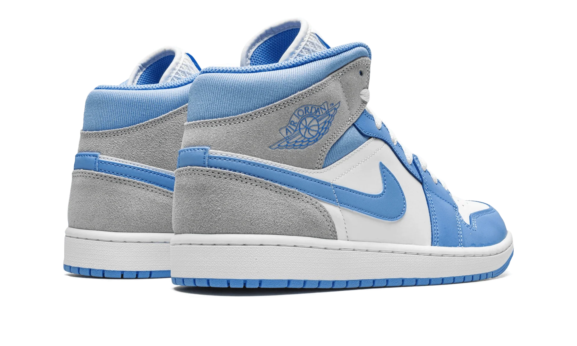 Air Jordan 1 Mid University Blue Grey - Image 3