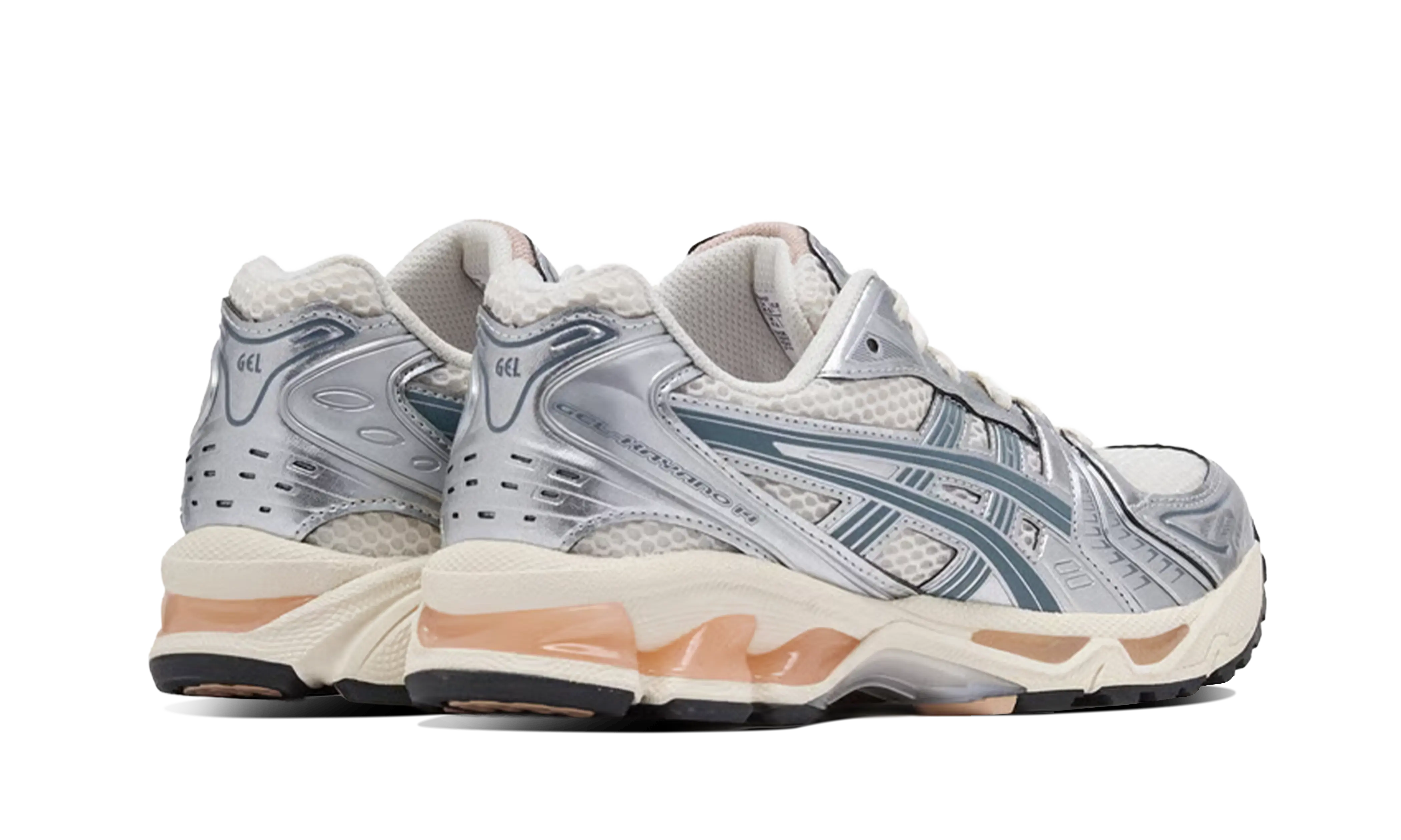 ASICS Gel-Kayano 14 Birch Pure Silver Teal Gold - Image 3