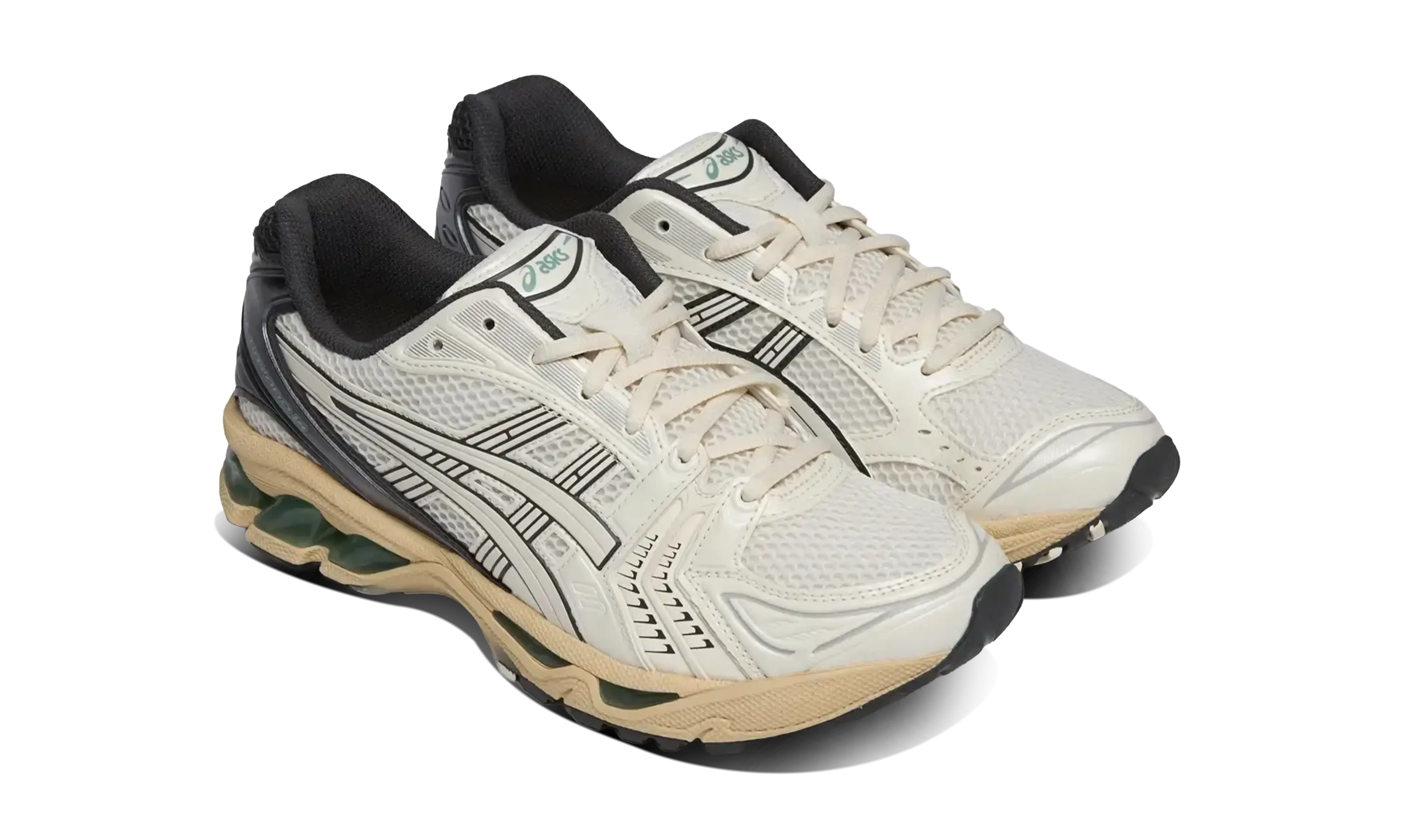 ASICS Gel-Kayano 14 Cream Obsidian Grey - Image 3