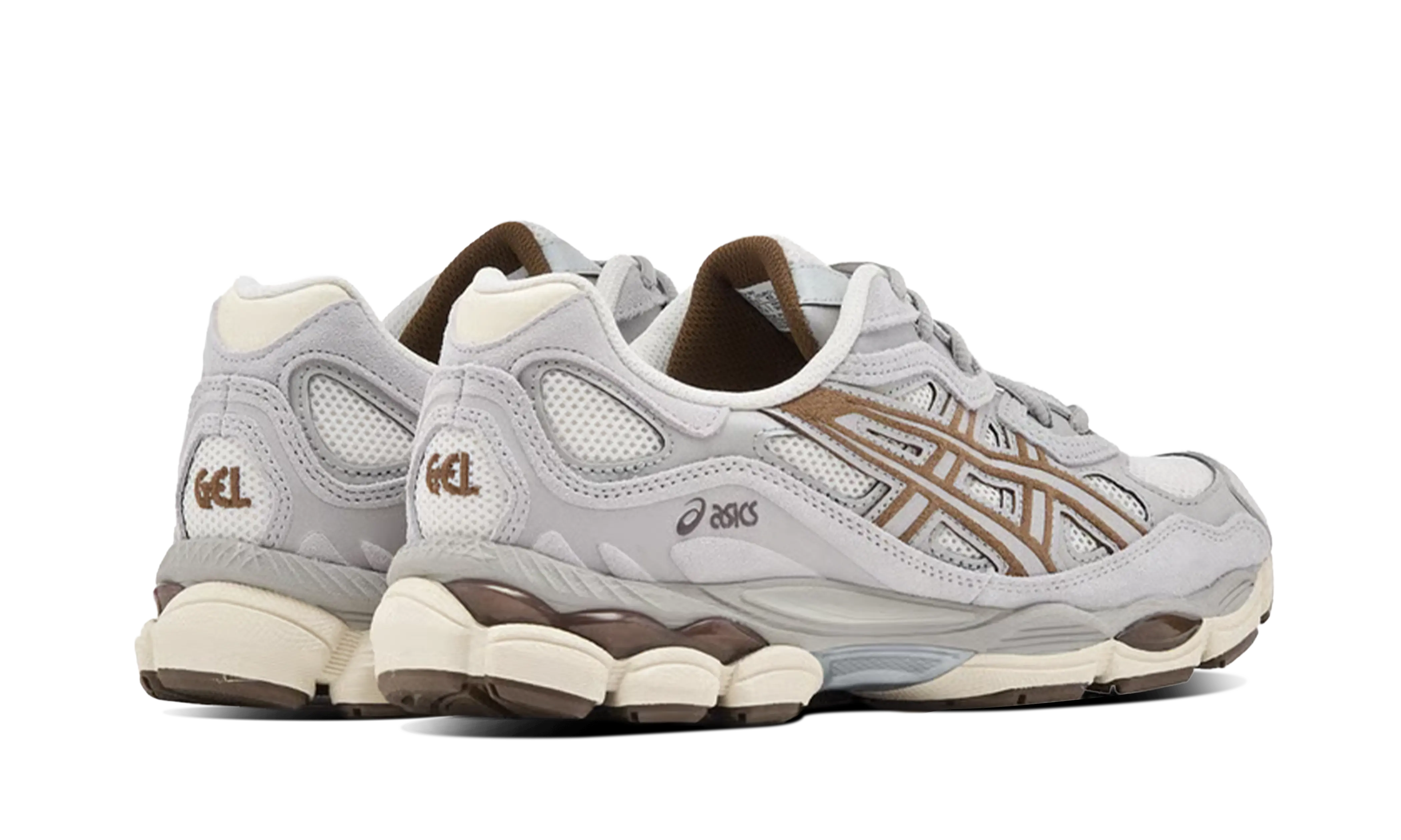 ASICS Gel-NYC Cream Cement Grey Brown - Image 3