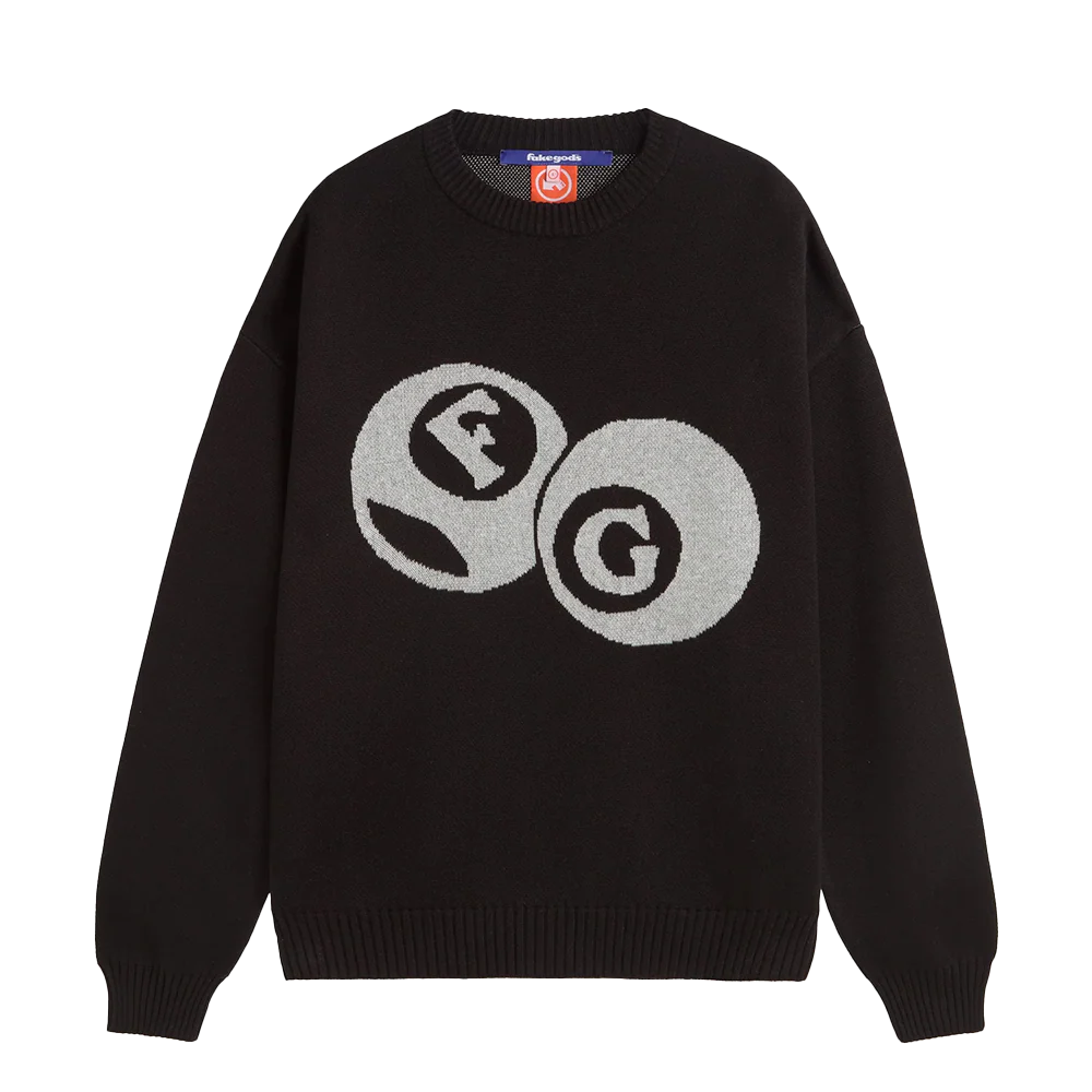 Fakegods Billiard Knitted Sweater Black
