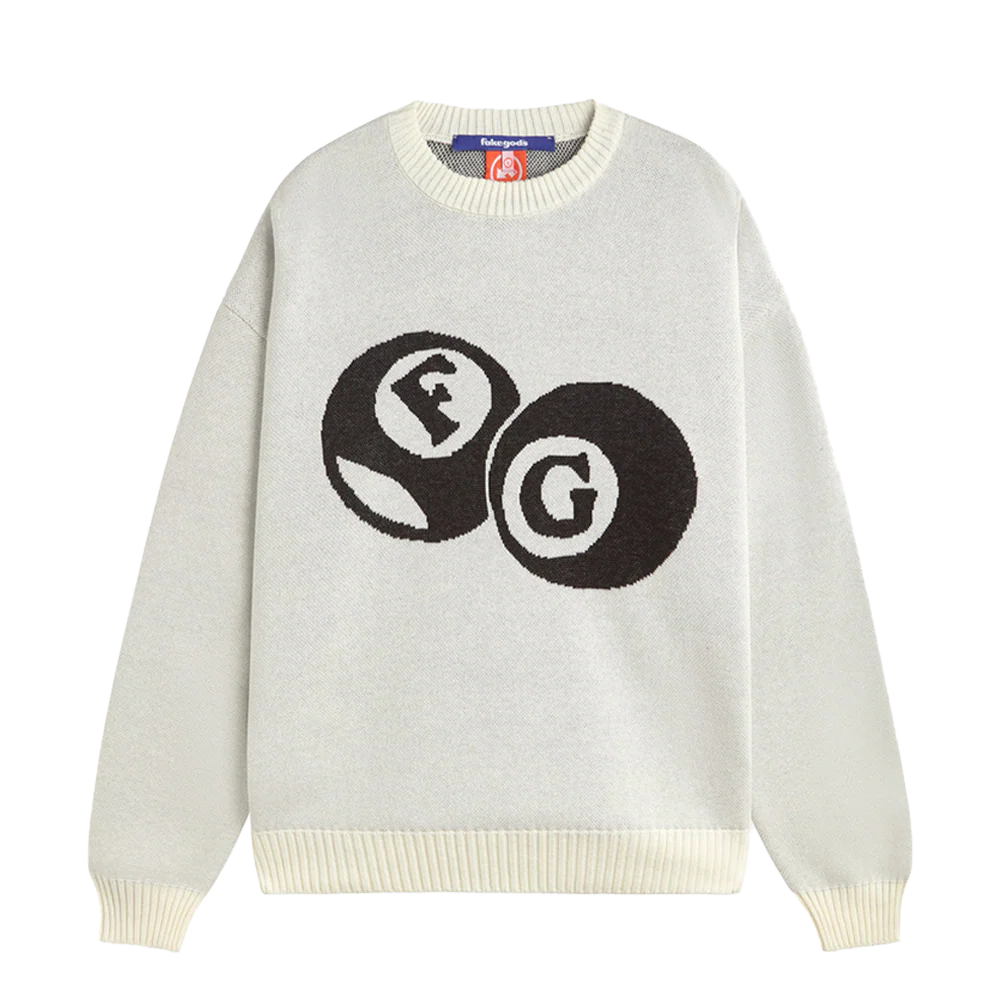 Fakegods Billiard Knitted Sweater Cream