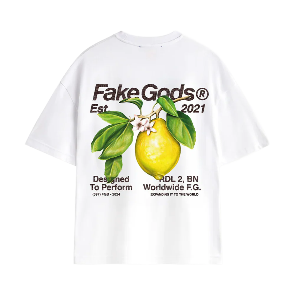 Fakegods Citrus Tee White - Image 2
