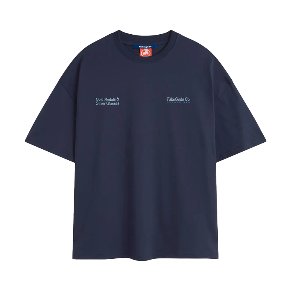 Fakegods Cocktail Tee Navy