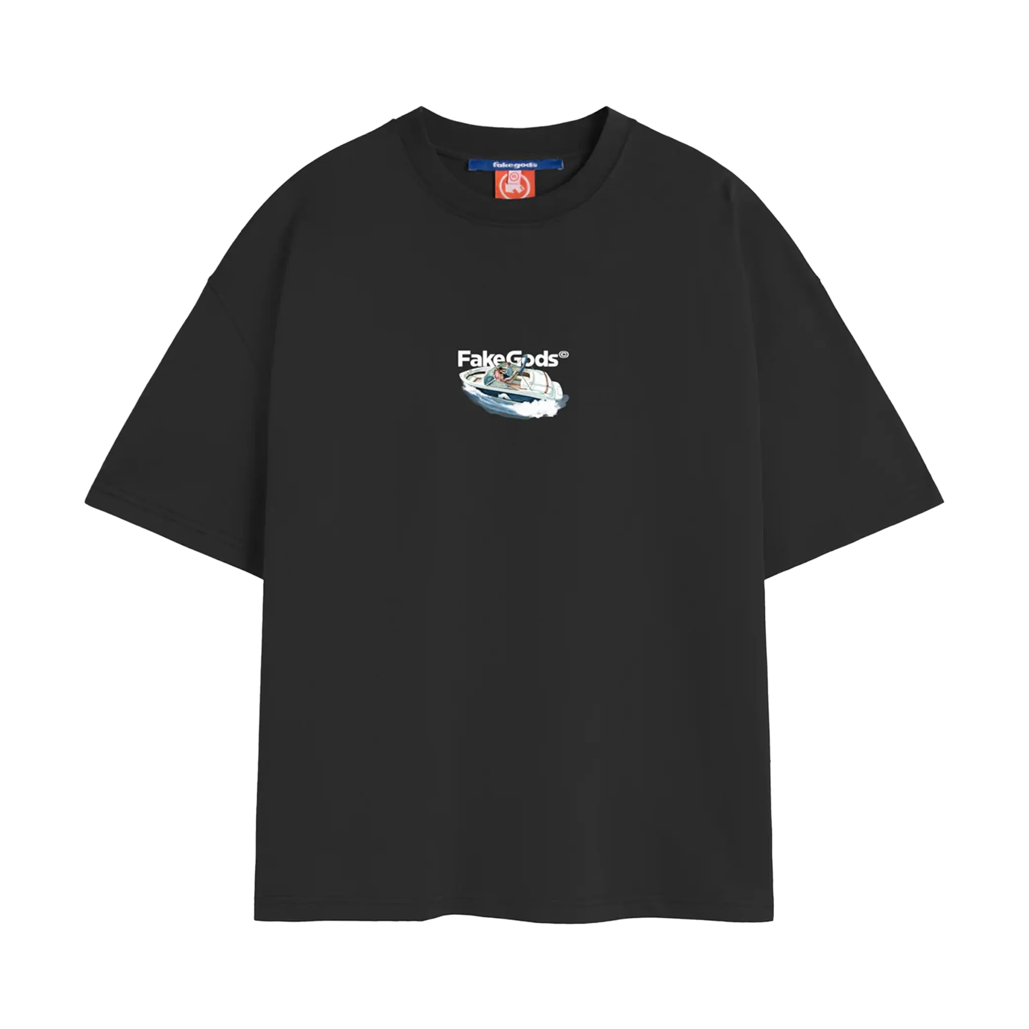 Fakegods Yacht Tee Dark Grey