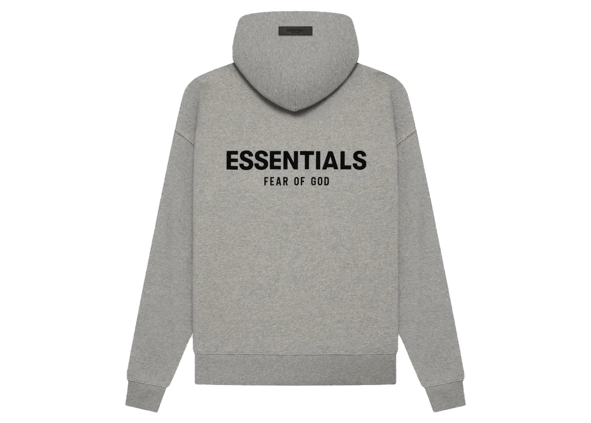 Fear Of God Essentials Hoodie Dark Oatmeal - Image 5