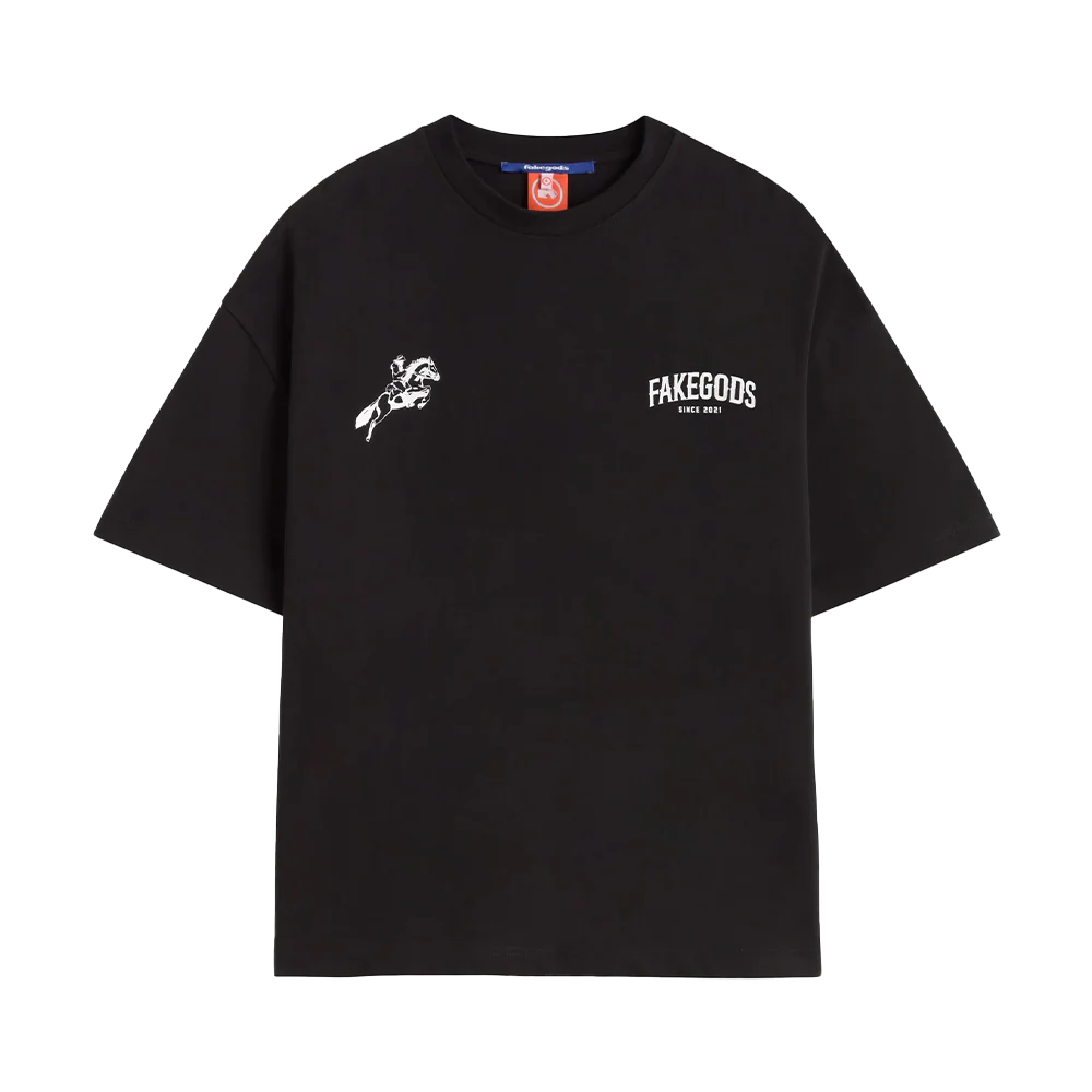 Fakegods Horse-car Tee Black