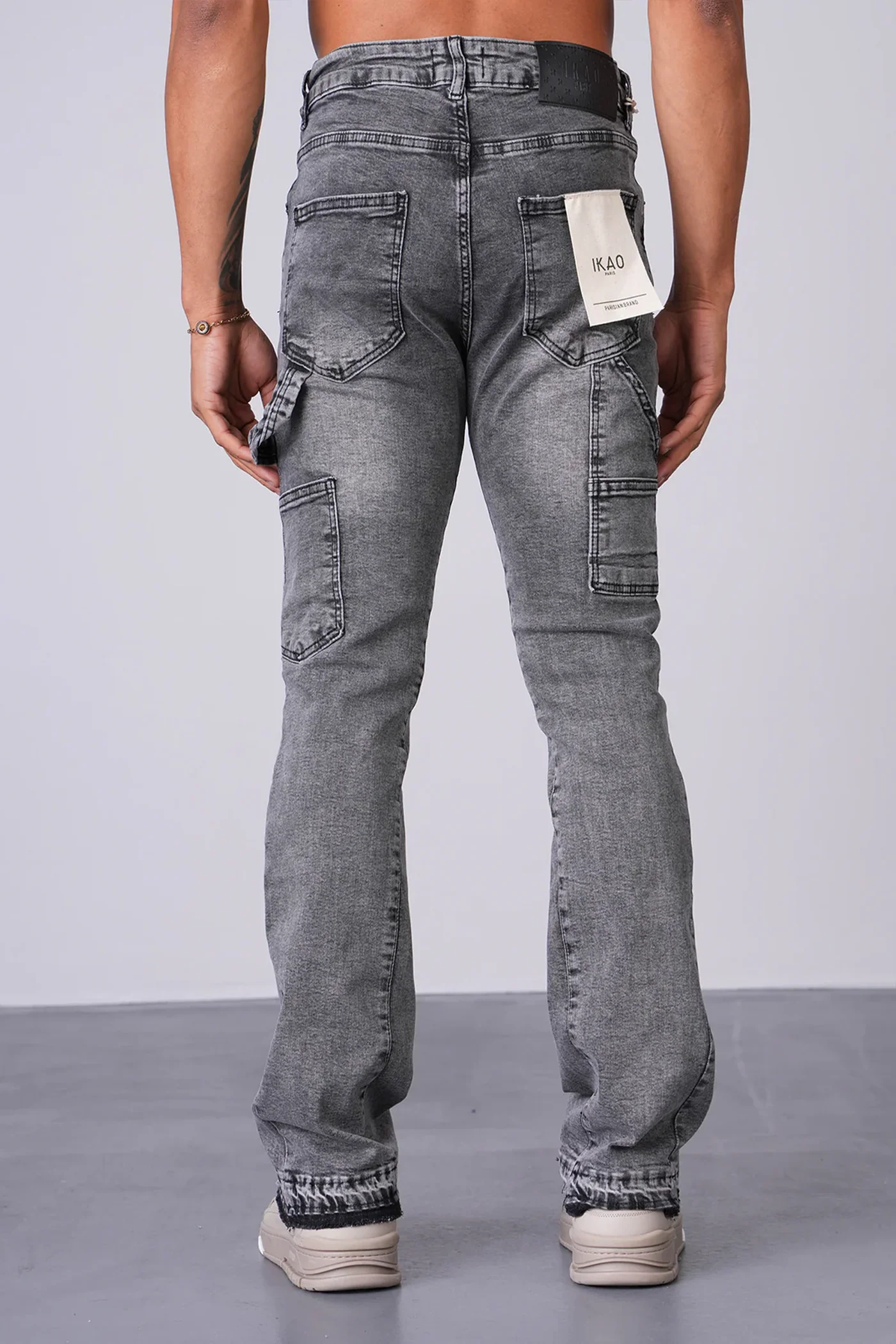 JEAN FLARE LL2000276 - GREY - Image 2
