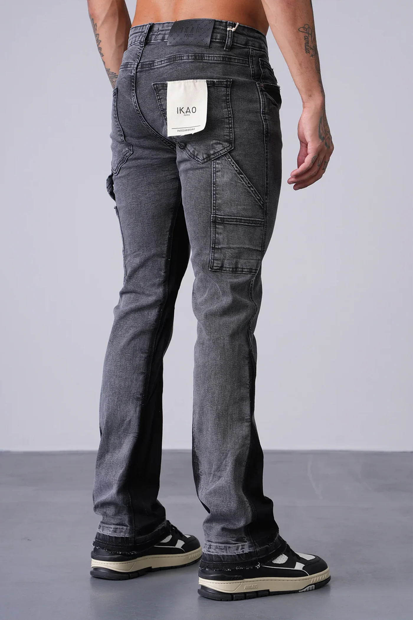 JEAN FLARE LL2000288 - GREY - Image 2