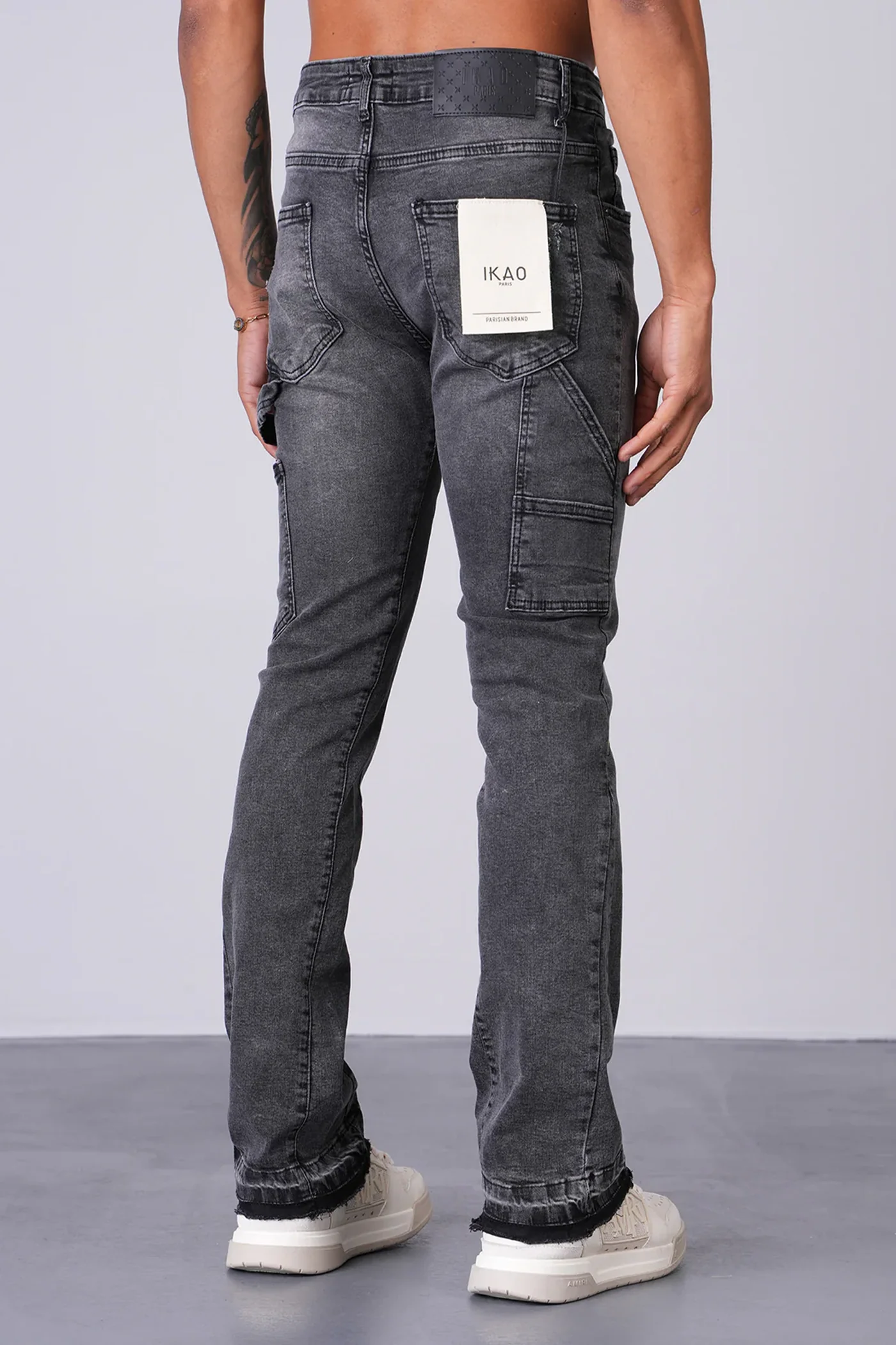 JEAN FLARE LL2000304 - GREY - Image 2