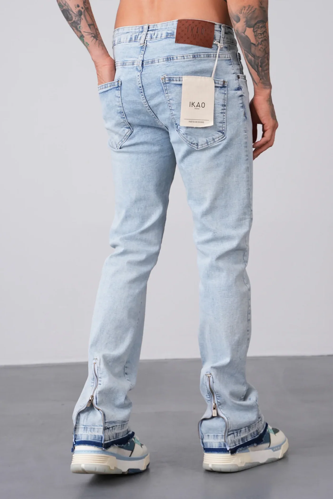 JEAN ZIPPED LL2000271 - BLUE - Image 2