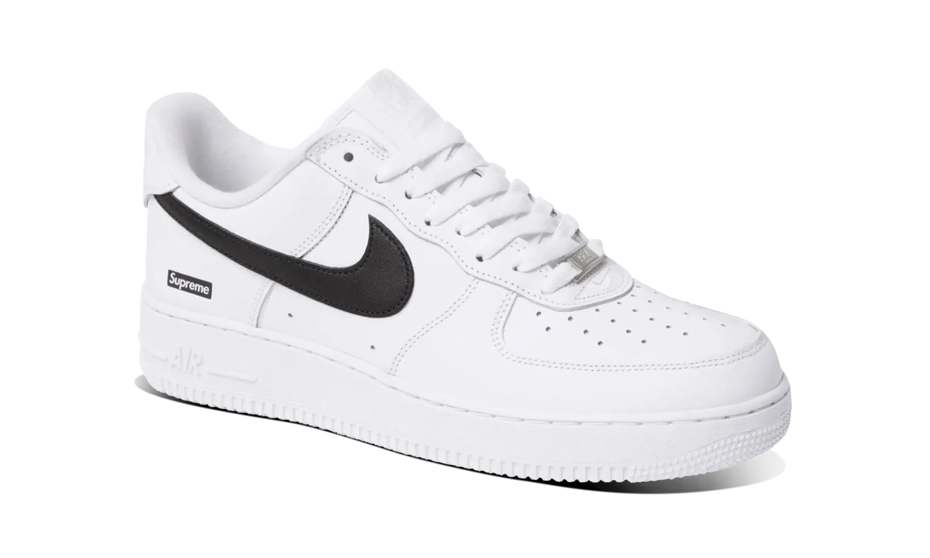 Nike Air Force 1 Low Supreme White Black - Image 2