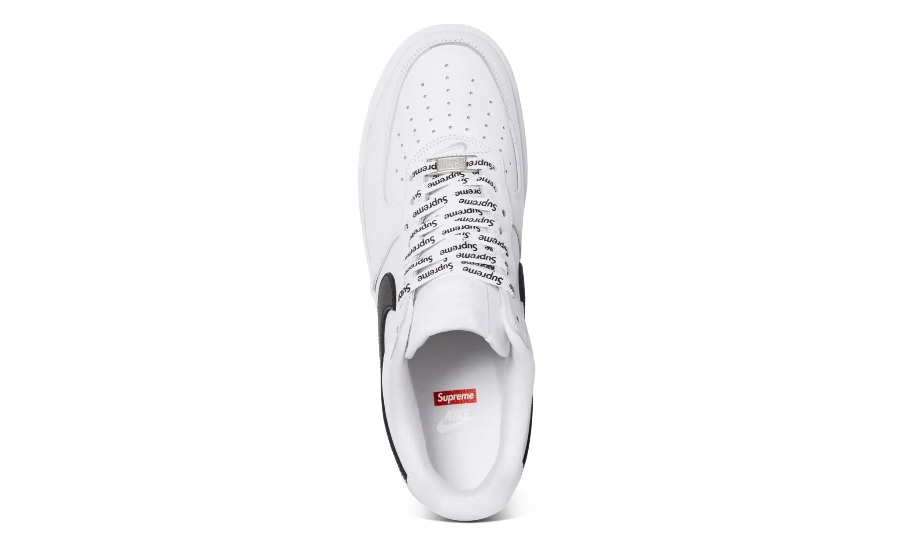 Nike Air Force 1 Low Supreme White Black - Image 3