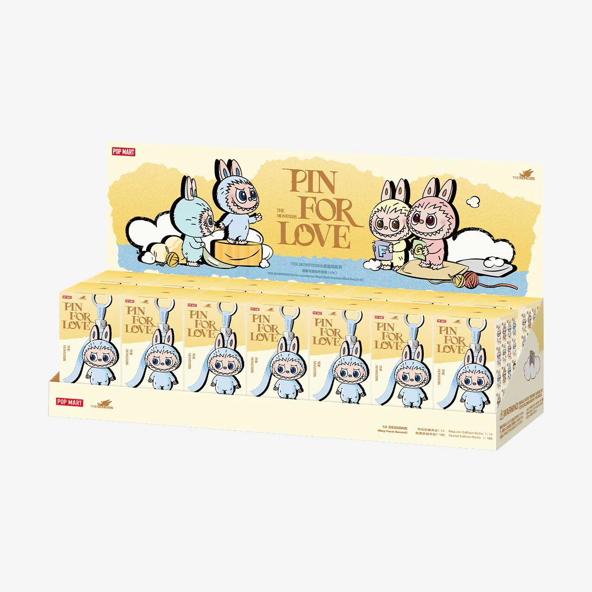 Pop Mart Labubu The Monsters Pin for Love Series (A-M) - Image 2