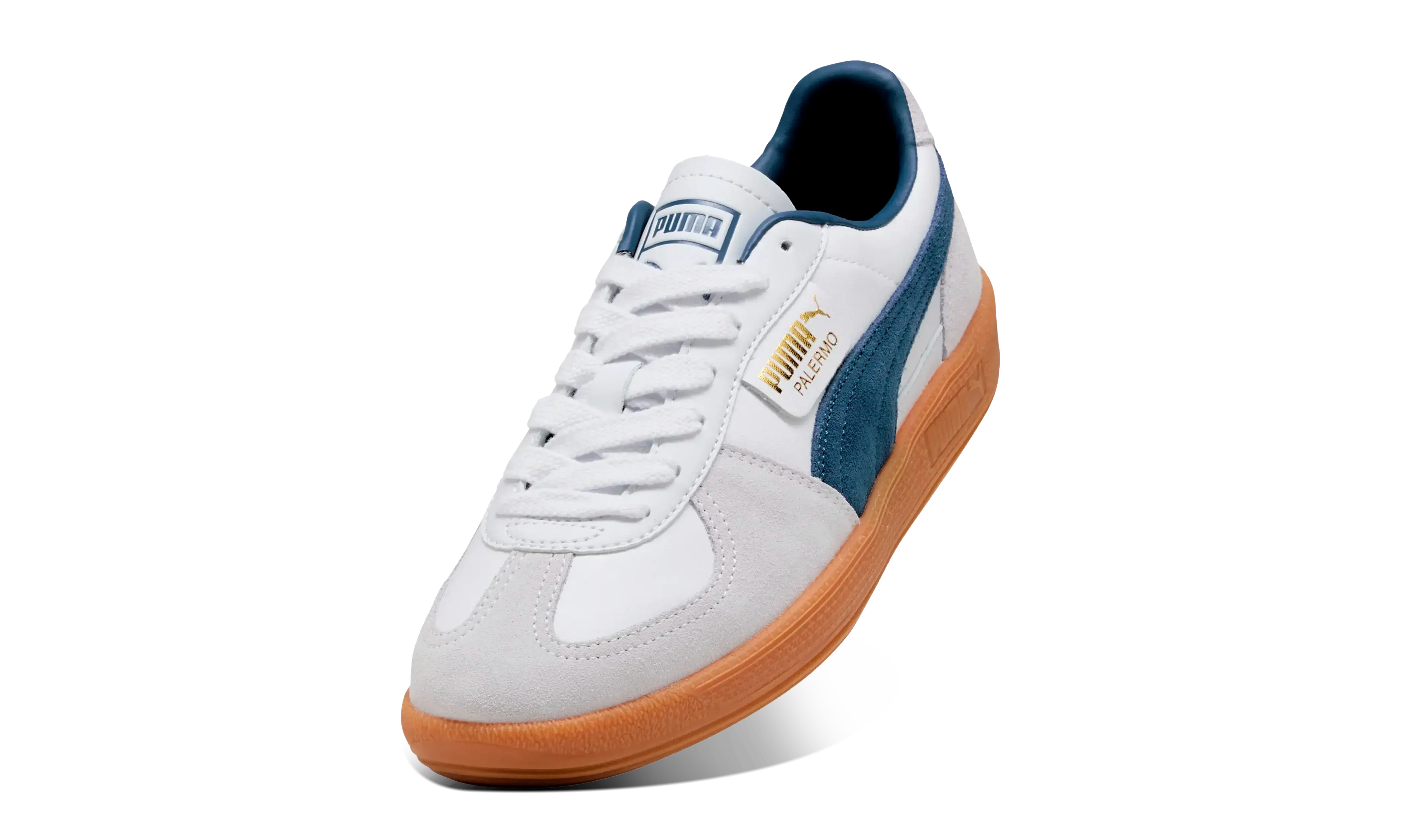 Puma Palermo Lth White Dark Indigo - Image 3