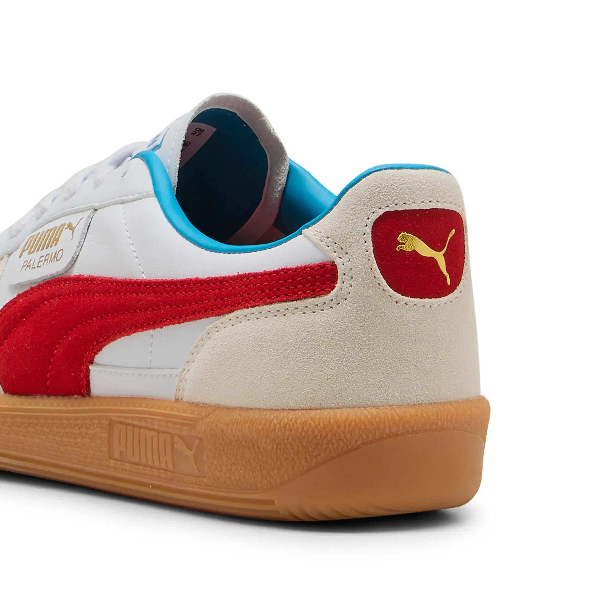 Puma Palermo Lth White For All Time Red - Image 4